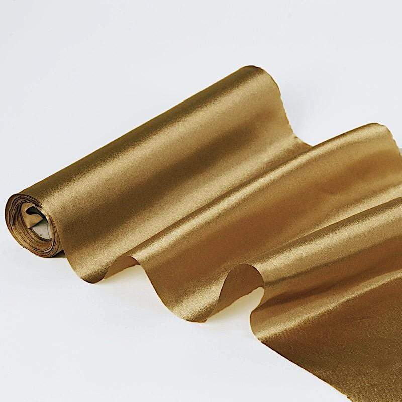 12x108 Inch Satin Table Runner for Wedding Decor - Elegant Banquet, Party & Special Event Table Covering - Perfect for Bridal Showers, Receptions & Formal Dinners