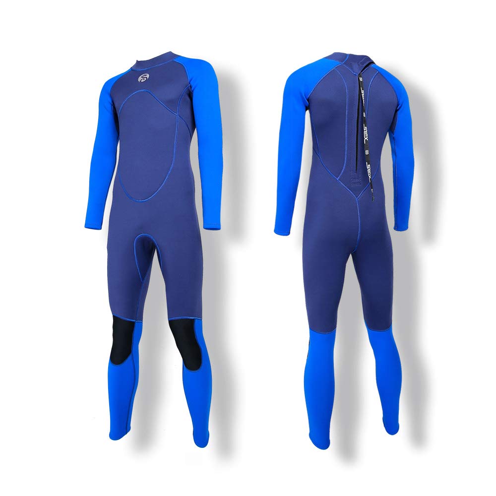 3mm Neoprene Wetsuit for Men - Full Body One Piece Dive Suit for Diving, Snorkeling, Surfing, Swimming & Canoeing - Blue, XXL - Perfect for Cold Water Sports & Outdoor Water Activities