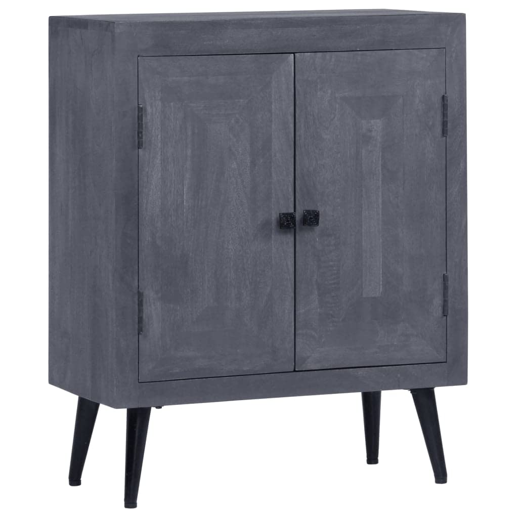 Solid Mango Wood Sideboard with Large Storage - 23.6