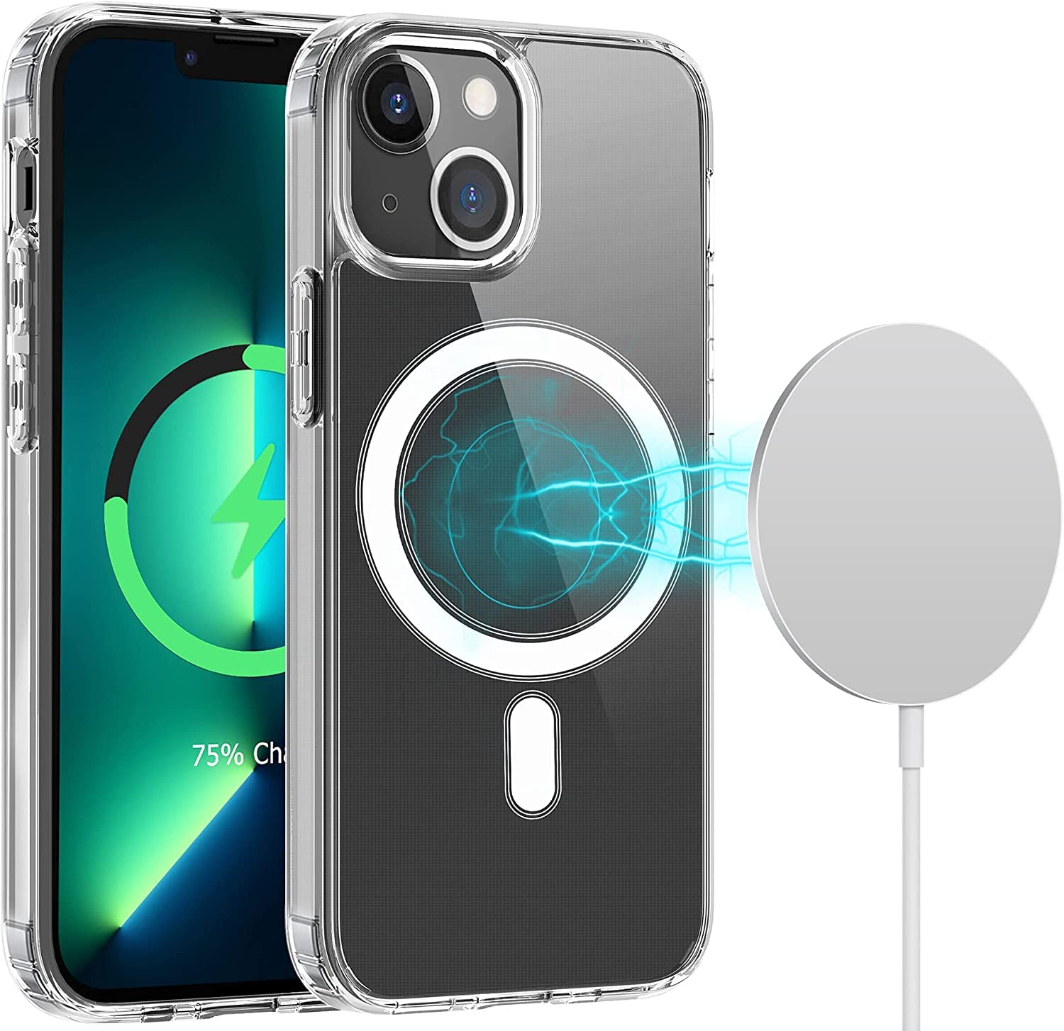 Clear Magnetic Case for iPhone XR - MagSafe Compatible, Shockproof & Anti-Yellowing, Wireless Charging Friendly - Perfect for Daily Use, Travel & Outdoor Activities (iPhone XR)