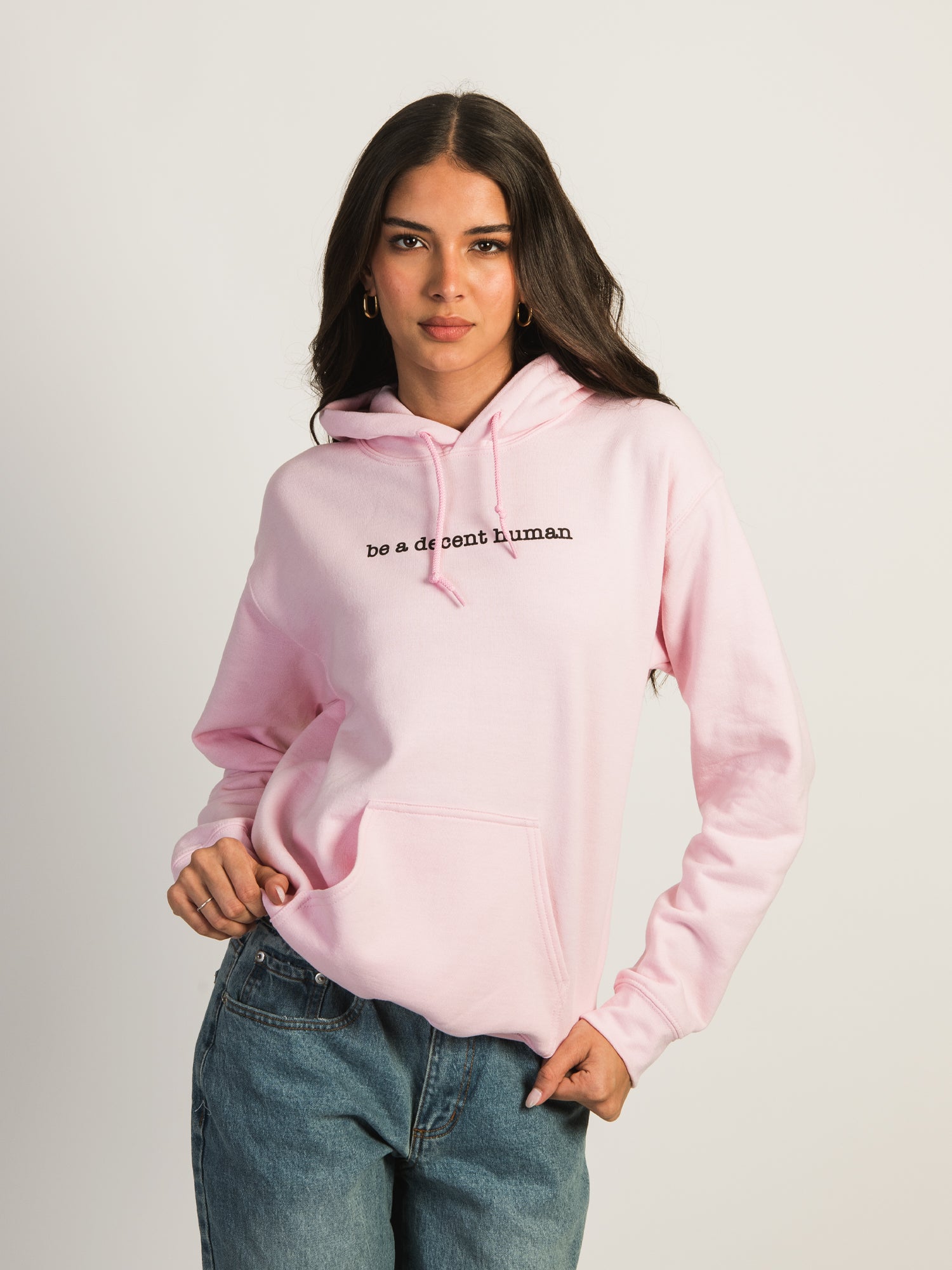 Barstool Sports 'Be A Decent Human' Pullover Hoodie - Comfortable & Stylish Men's Sweatshirt for Casual Wear, Gym, and Outdoor Activities