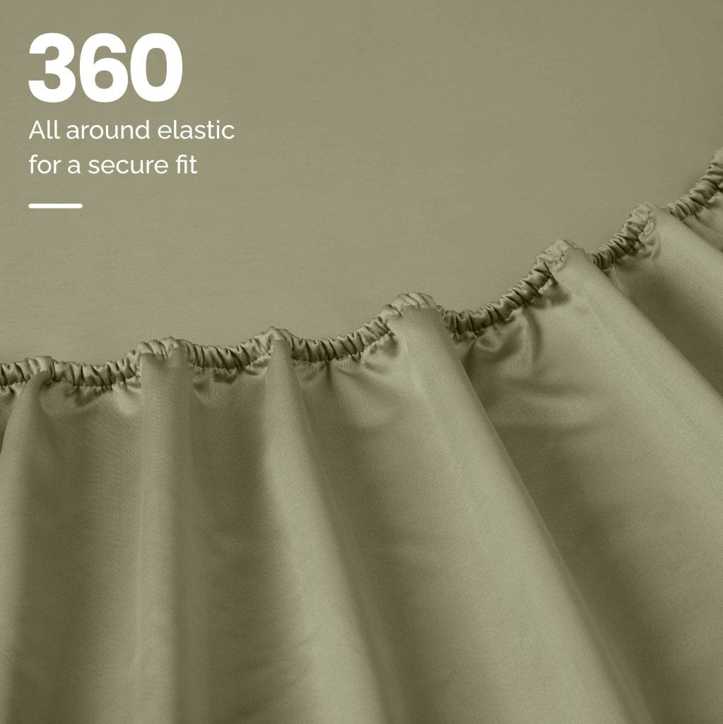 Premium 1000 Thread Count Egyptian Cotton Sheet Set - Eco-Friendly, Breathable & Hypoallergenic - Perfect for Luxury Bedding & Hot Sleepers