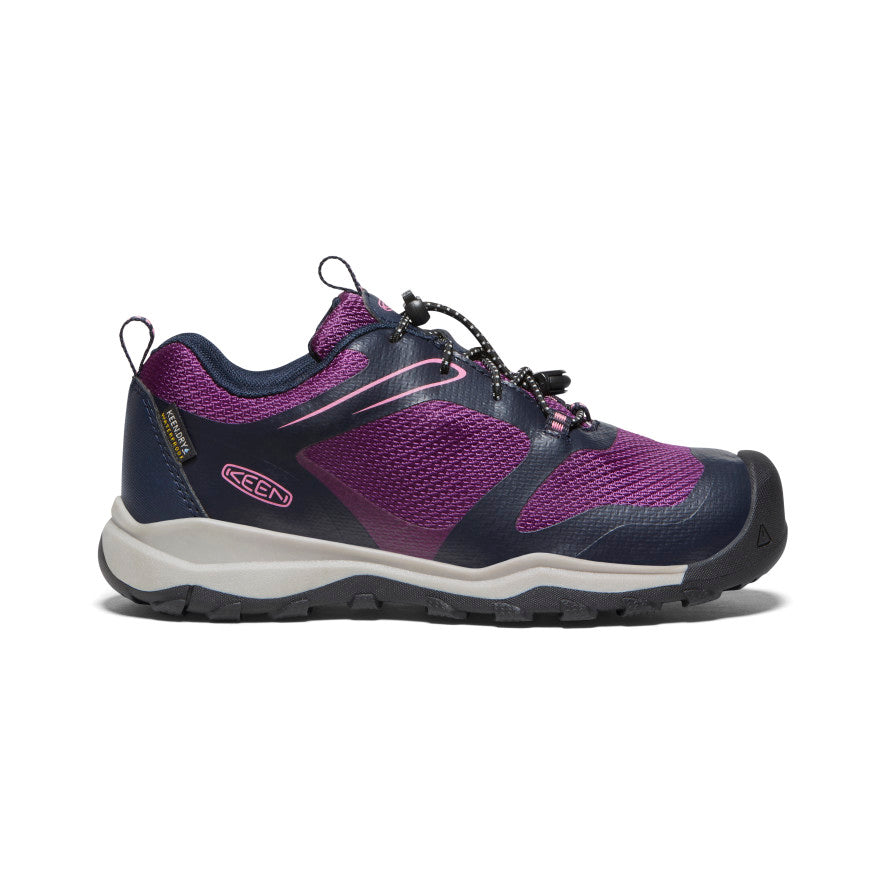 Waterproof Hiking Shoes for Kids - Big Kids' Wanduro Outdoor Adventure Shoes | Sky Captain/Charisma | Perfect for Trail Running, Camping & Outdoor Activities