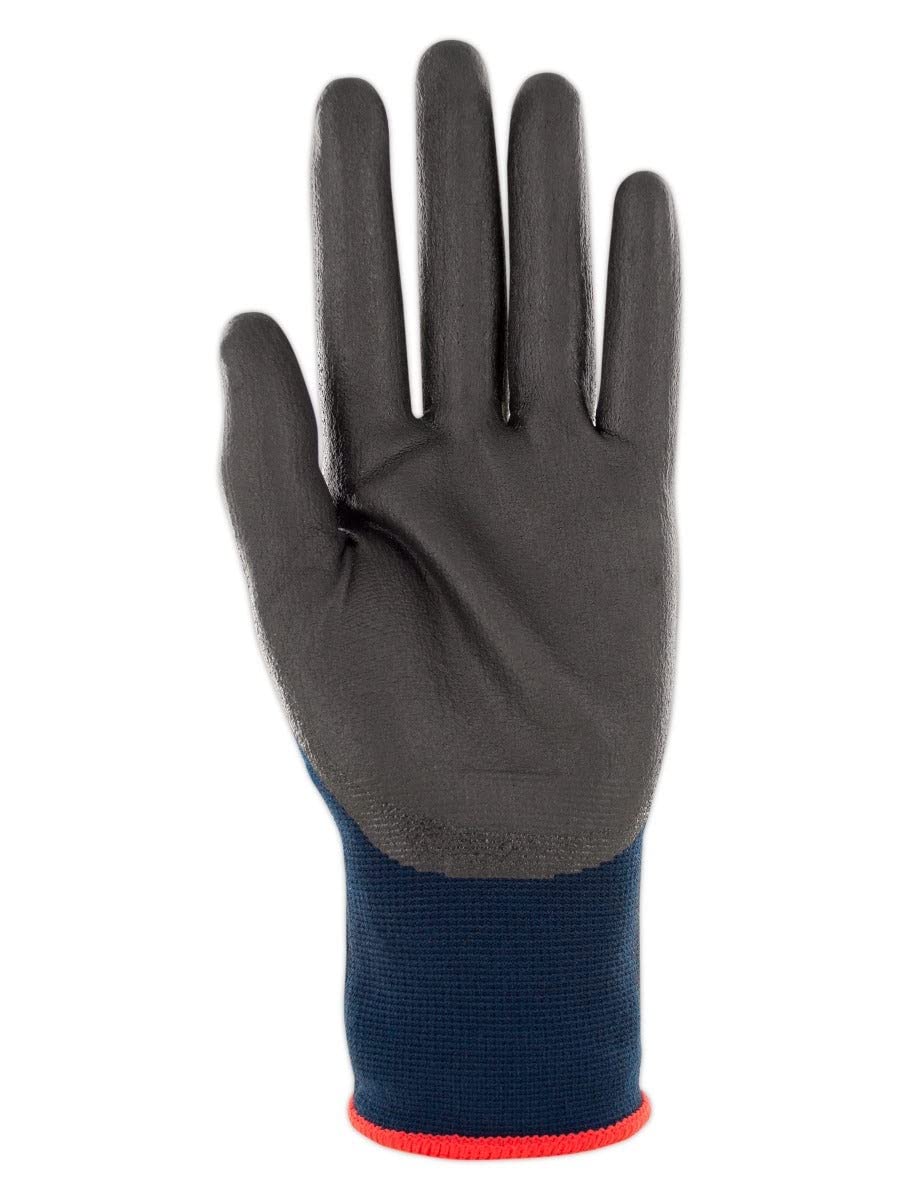 **MAGID ROC 15-Gauge Nitrile Palm Coated Work Gloves Size 7/S (3 Pairs) – ANSI Cut Level A1, Oil & Abrasion Resistant, Lightweight & Flexible for Mechanics, Construction, and DIY Projects**