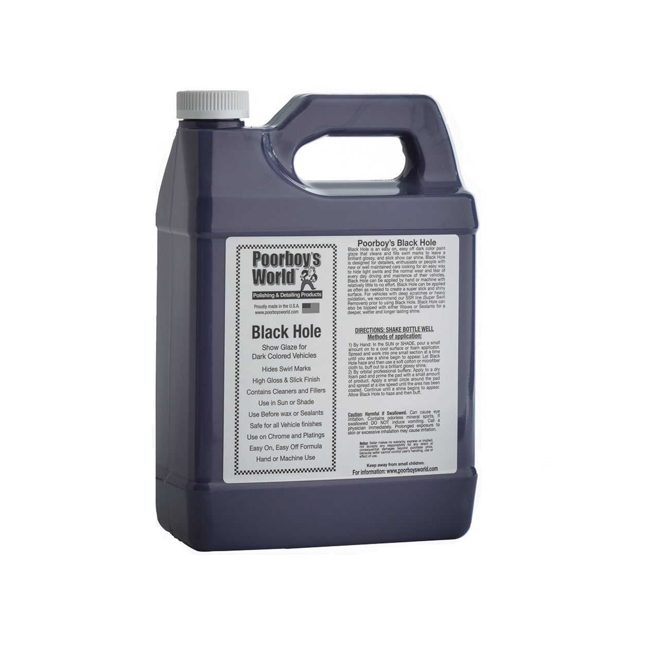 Poorboy's World Black Hole Show Car Glaze - Premium Car Polish for Deep Shine & Scratch Removal | Perfect for Detailing, Show Cars & Daily Drivers
