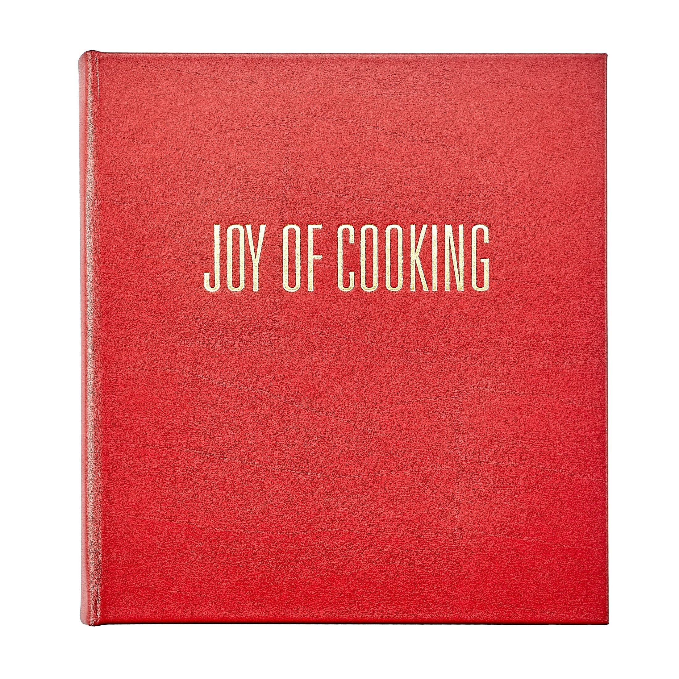 Joy of Cooking Hardcover Leather Bound Edition - Classic Cookbook for Home Chefs & Culinary Enthusiasts | Perfect for Gifts, Kitchen Decor & Family Recipes