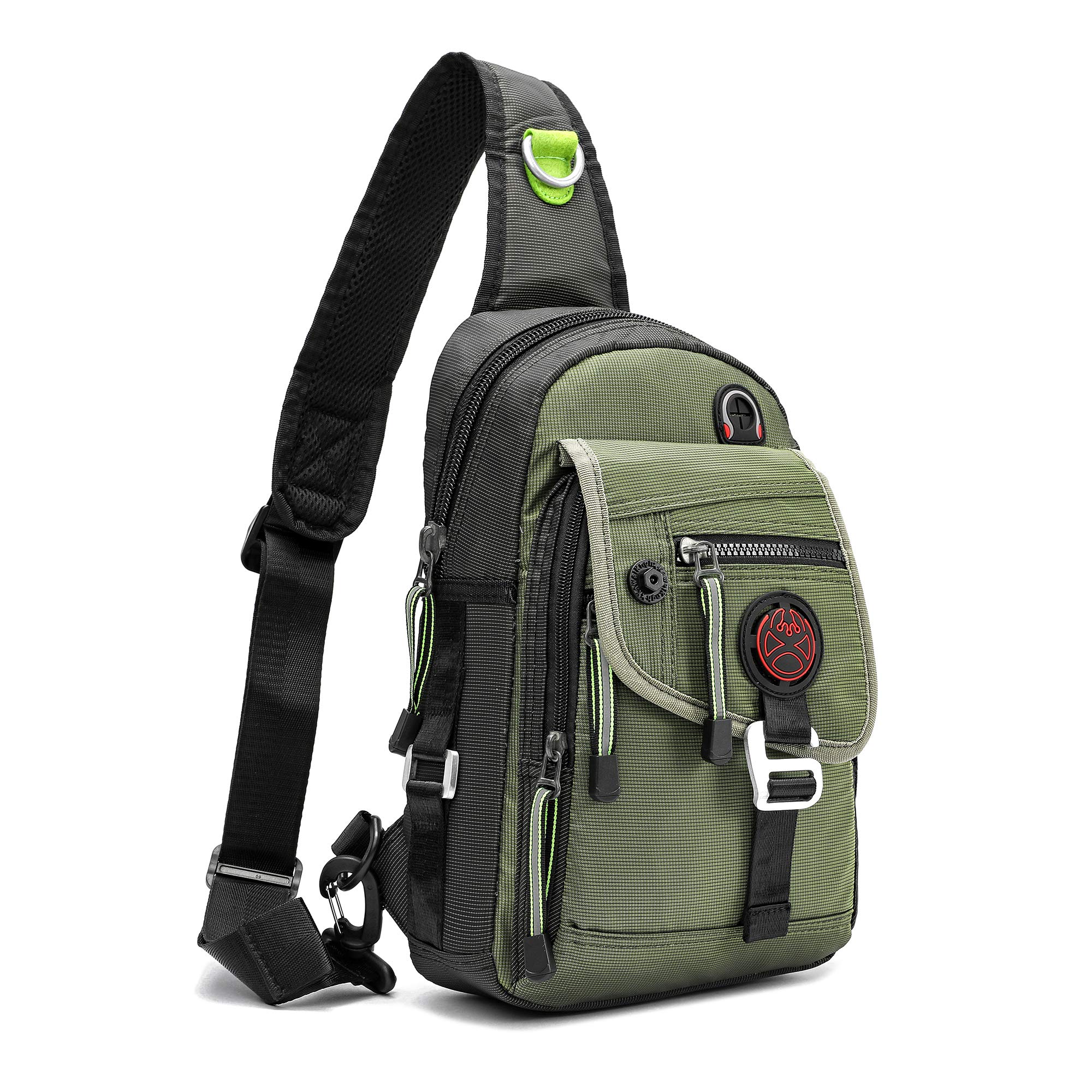 Nicgid Sling Bag for iPad - Crossbody Chest Backpack for Hiking & Travel