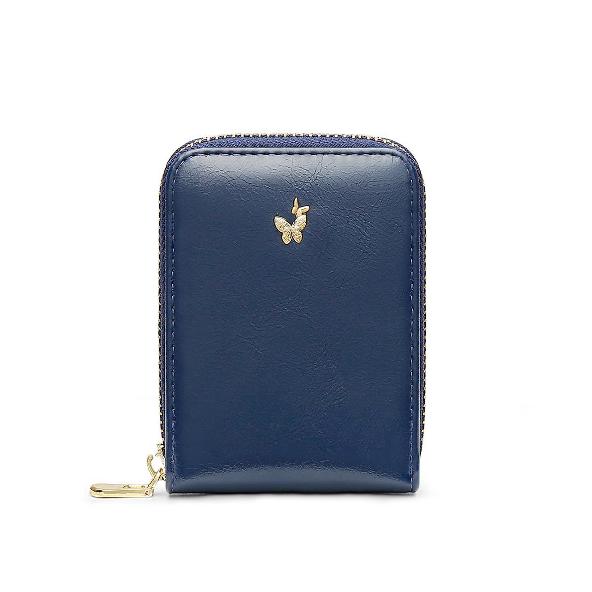 Portable Makeup Case with Mirror & Card Holder for Women - Travel Cosmetic Pouch