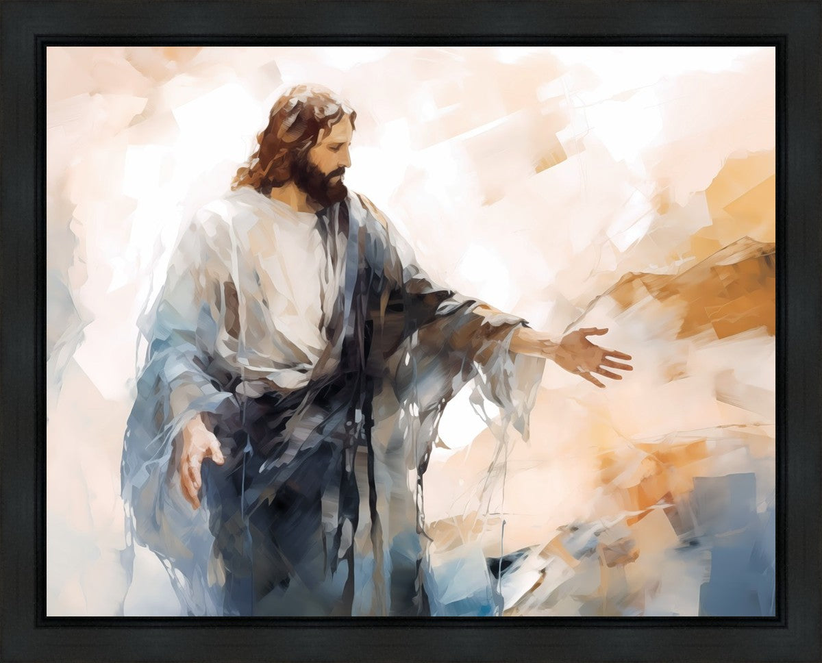 Come Unto Me Gallery Wrap Canvas - Inspirational Christian Wall Art for Home, Church & Office Decor - Perfect for Living Room, Bedroom & Prayer Spaces