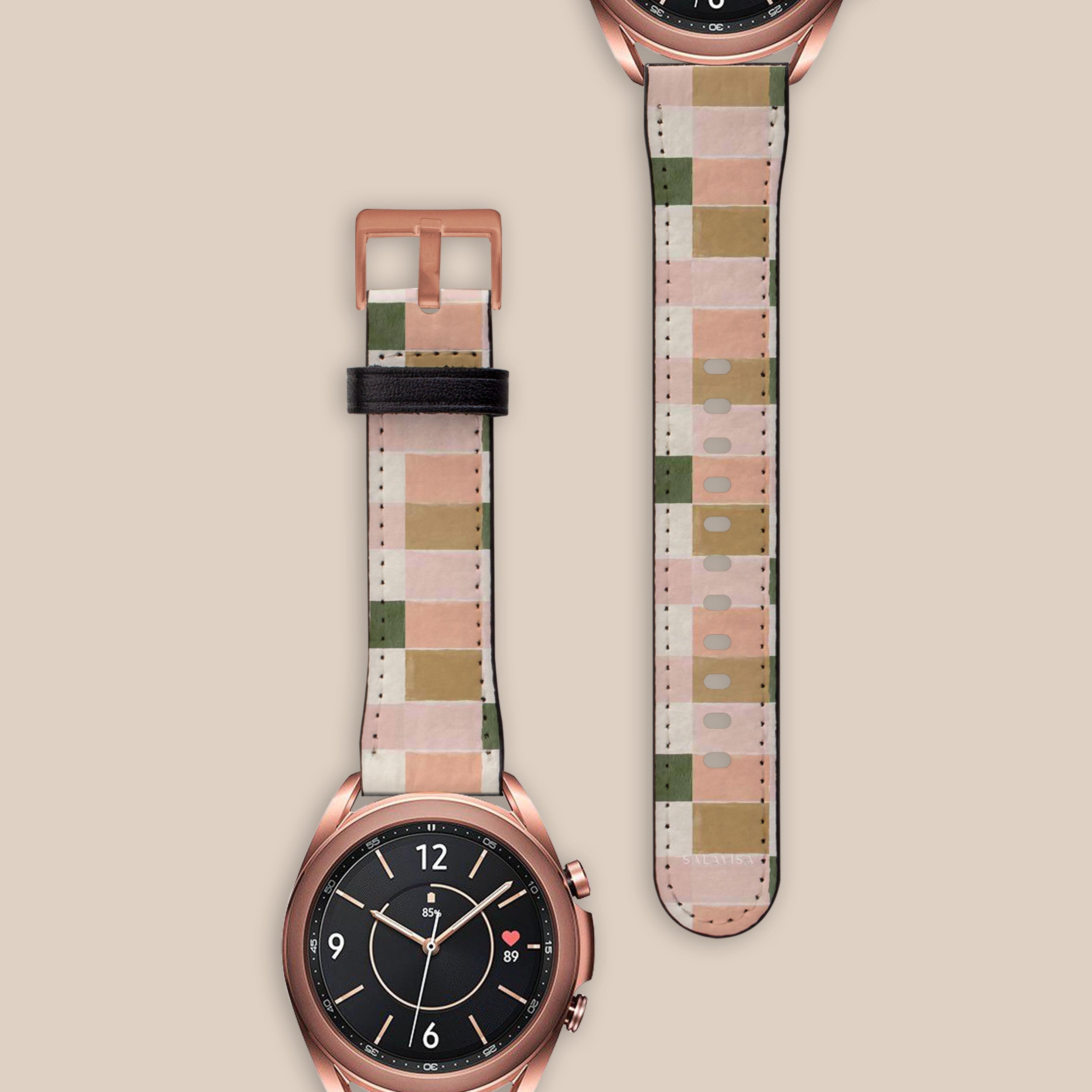 Galaxy Watch Band for Women & Men - Spring Dream Colorful Starry Sky Design - Compatible with Samsung Galaxy Watch 4/5/6, Active 2, Fit 2 - Perfect for Workouts, Running, Office & Daily Wear