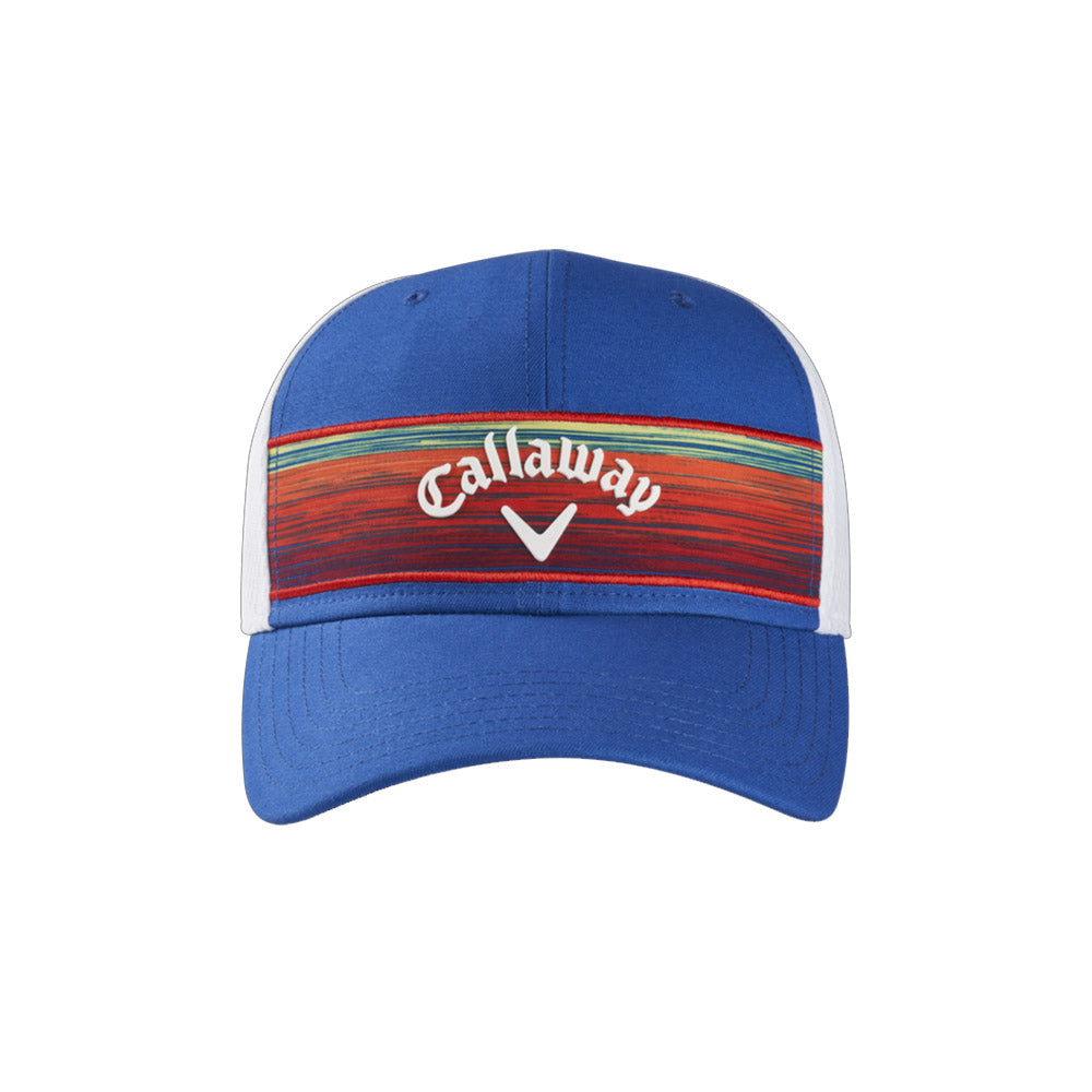 Callaway Stripe Mesh Adjustable Men's Golf Hat - Lightweight & Breathable for Outdoor Sports, Golfing, Hiking & Casual Wear