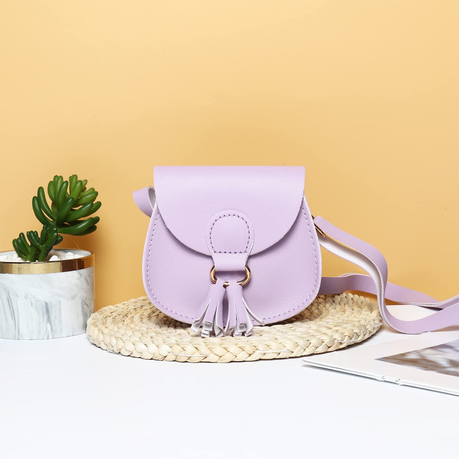 SOTOGO Girls Crossbody Purse for Toddlers - Cute Princess Handbag with Mini Chain, Kids Wallet & Small Shoulder Bag - Perfect for School, Parties & Daily Use