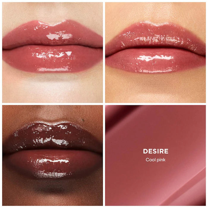 Hourglass Phantom Volumizing Glossy Lip Balm - Hydrating Plumping Lip Gloss for Full Lips, Shine & Moisture | Perfect for Day & Night Wear, Special Occasions & Everyday Glam