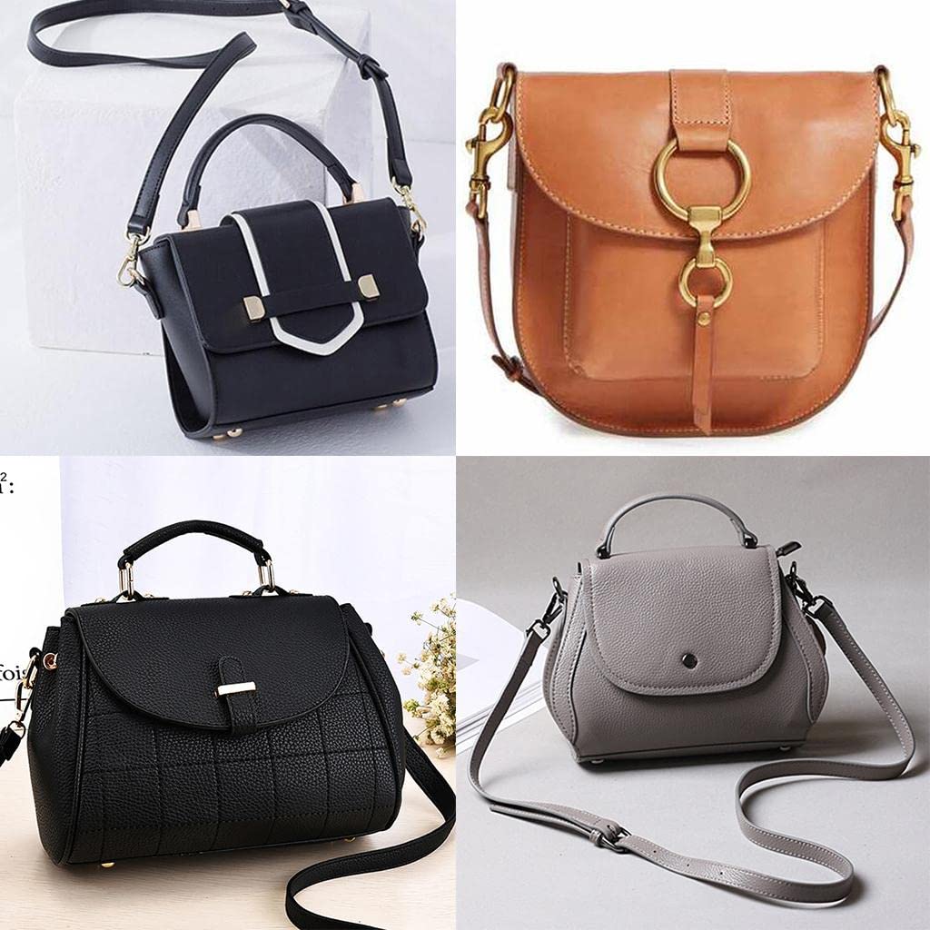 MYADDICTION 120cm Adjustable DIY Handbag Shoulder Strap - Replacement Handbag Handle for Women's Purses & Totes (Khaki) | Perfect for Repairing, Customizing & Upgrading Your Favorite Bags