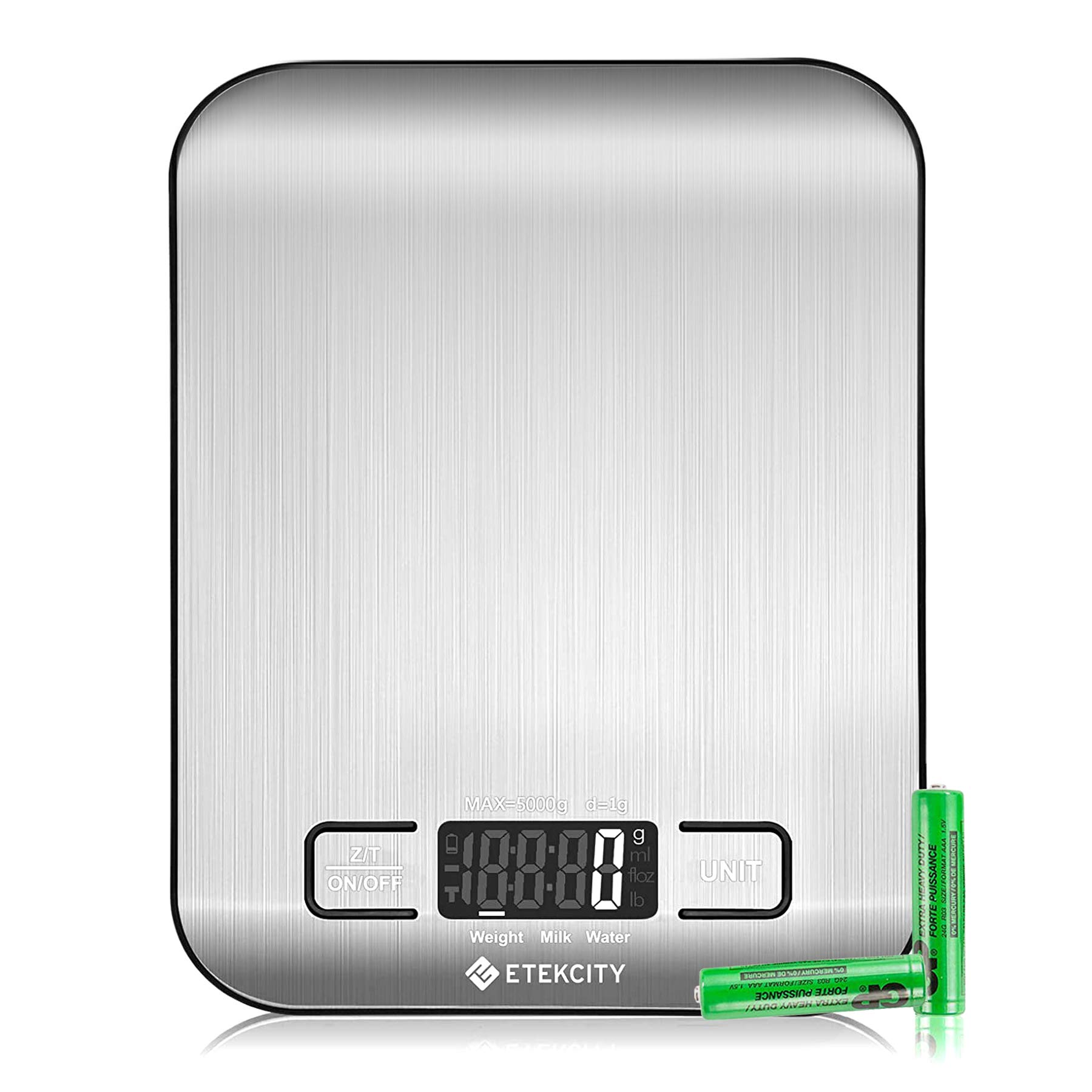 Etekcity Digital Smart Scale - Bluetooth Body Weight Analyzer & Food Kitchen Scale with 304 Stainless Steel | Track BMI, Fat & Muscle Mass | Perfect for Home Gym, Bathroom & Healthy Cooking