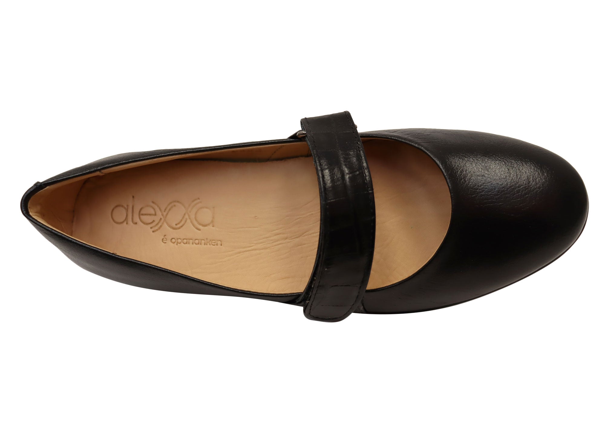 Opananken Norma Women's Comfortable Brazilian Leather Mary Jane Shoes - Stylish & Supportive for Work, Walking & Casual Wear