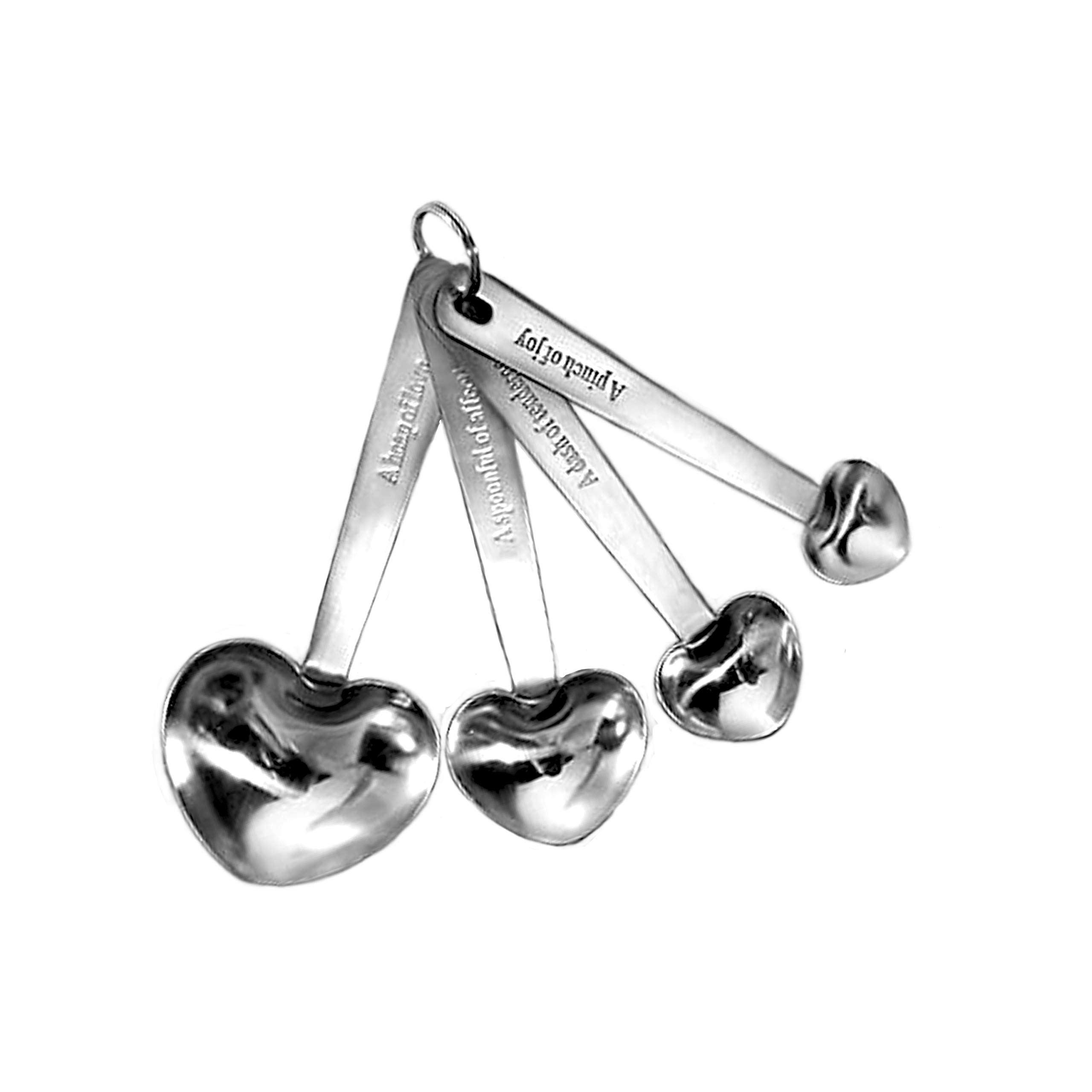 Premium Stainless Steel Measuring Spoons Set - 6-Piece Kitchen Measuring Tools with Leveler - Perfect for Baking, Cooking & Coffee - Elegant Gift Box Packaging