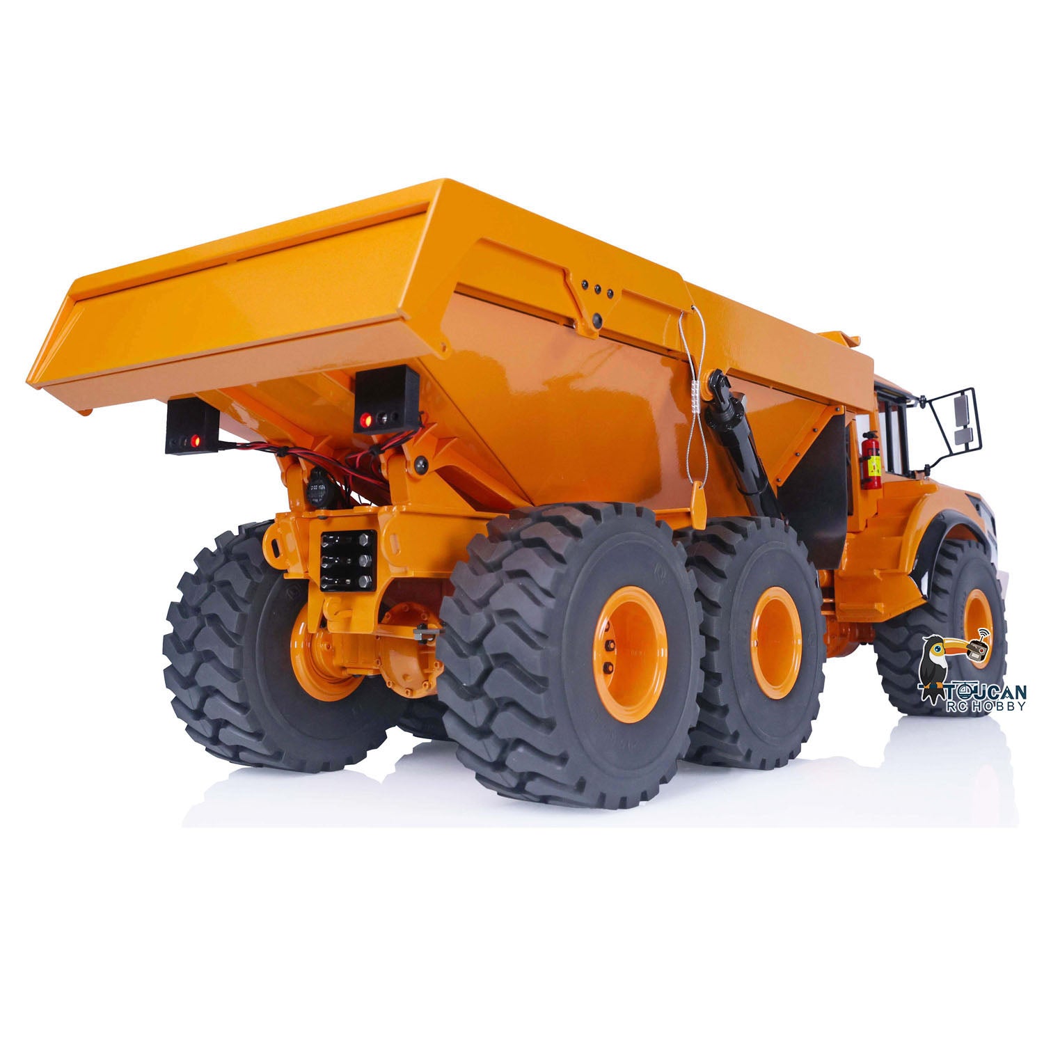 1/14 Scale 6x6 Hydraulic Lifting RC Articulated Dump Truck - Metal Remote Control Construction Vehicle Toy (RTR A40G) for Kids & Adults | Perfect for Construction Site Play, Collecting & Off-Road Adventure
