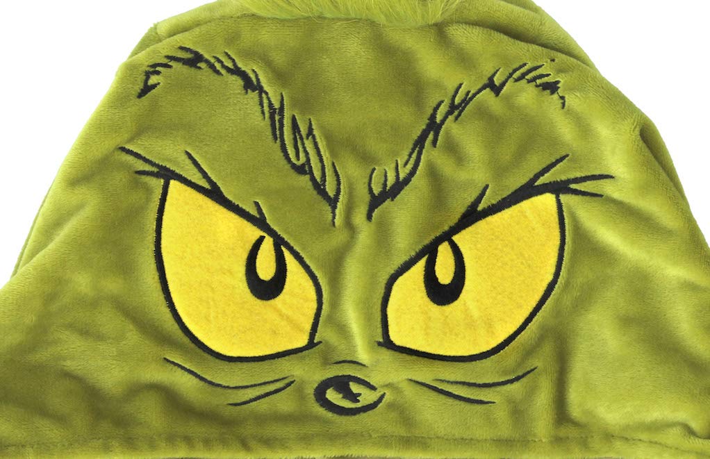 The Grinch Christmas Jumpsuit for Adults - Festive Green Fur-Lined Polyester Onesie Costume | Perfect for Holiday Parties, Cosplay, and Themed Events