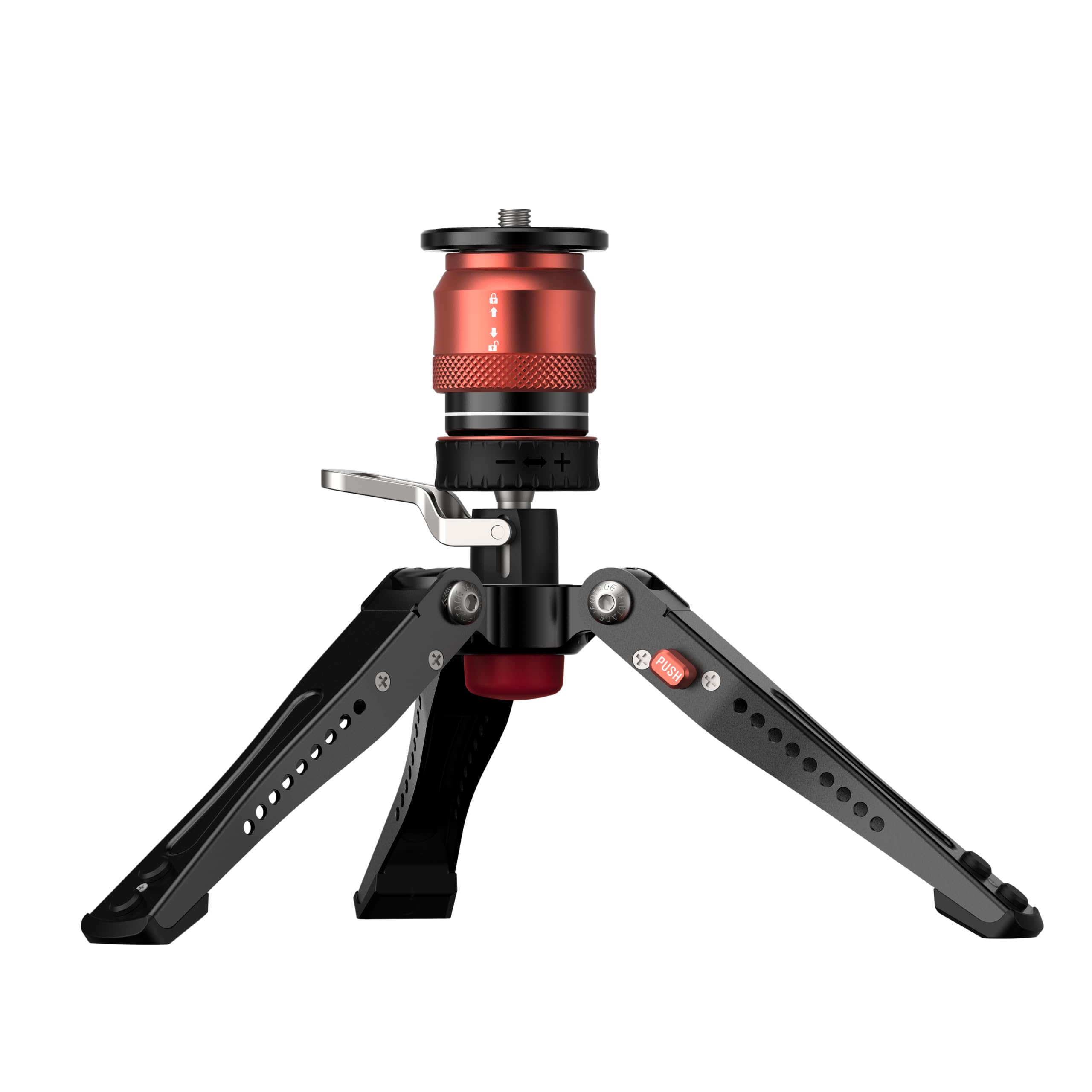 iFootage Cobra 3 Base-P Portable Tabletop Mini Tripod Mount with Pedal Locking Control - Quick Release Platform, 17.6 lbs Max Load - Perfect for DSLR Cameras, Video Shooting & Vlogging Setup