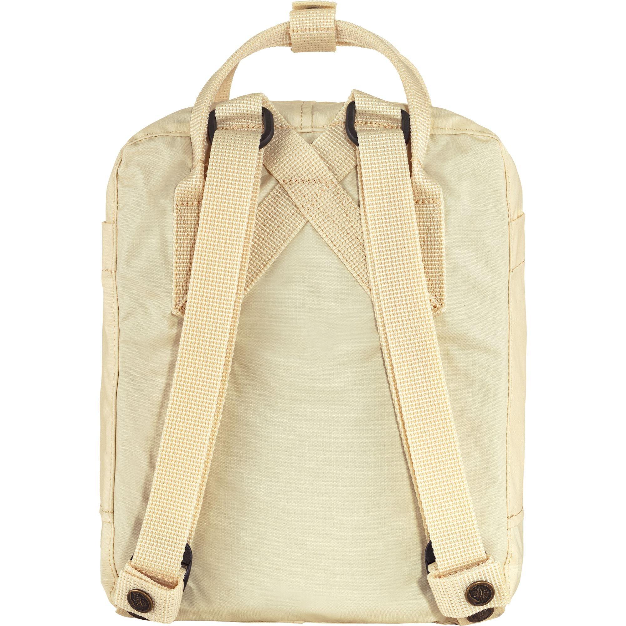 Fjallraven Kanken Mini Backpack - Light Oak Color | Water-Resistant Daypack for School, Travel & Hiking | Compact Laptop Backpack for Women & Men