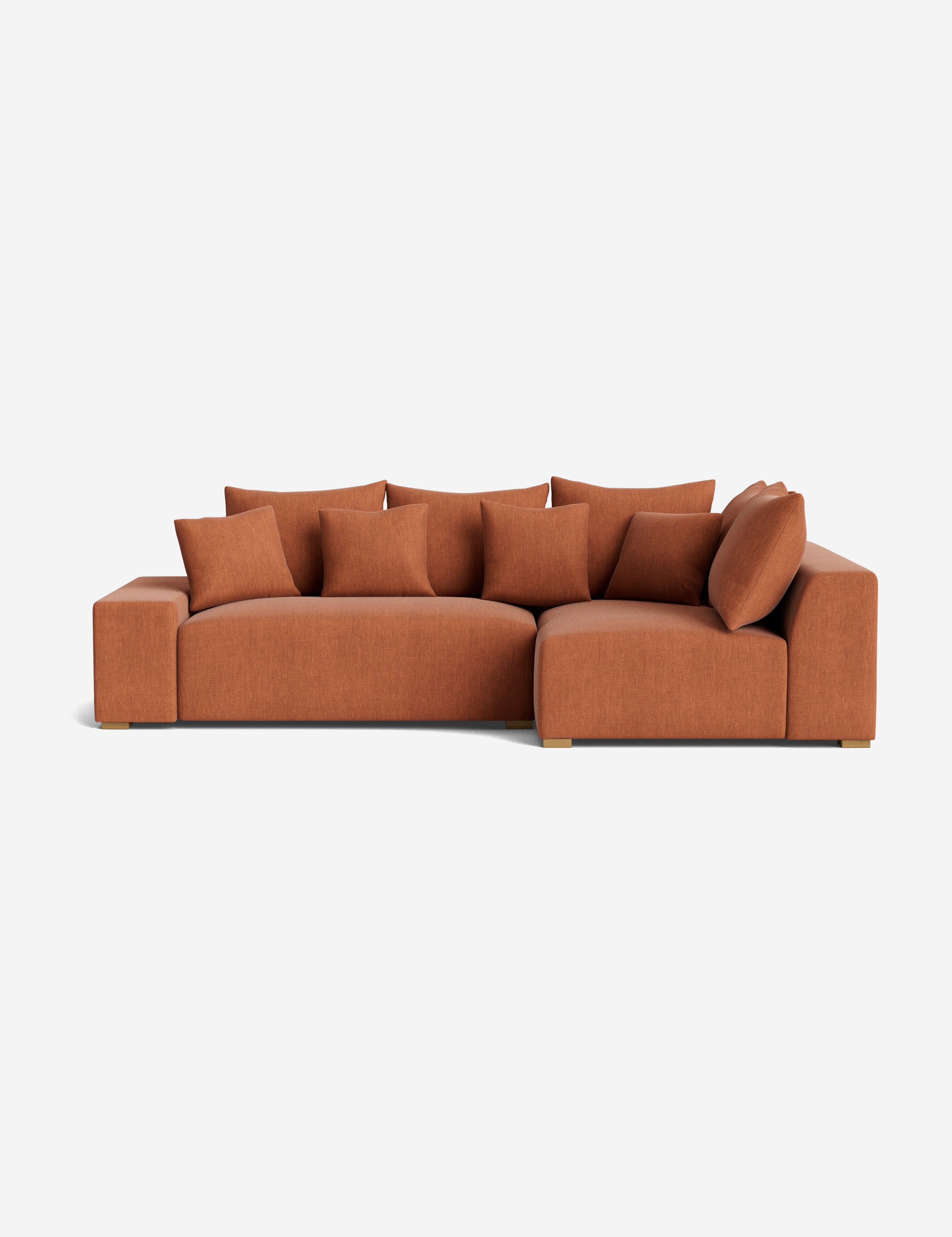 Modern Clayton Sectional Sofa - Comfortable L-Shaped Couch for Living Room, Family Room & Home Theater | Durable Upholstery & Stylish Design
