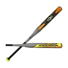 New Anderson Rocketech Carbon Fastpitch Softball Bat 10oz (2022) - Lightweight Gray/Yellow Design for Youth & Adult Players - Perfect for Fastpitch Games, Training & Home Practice
