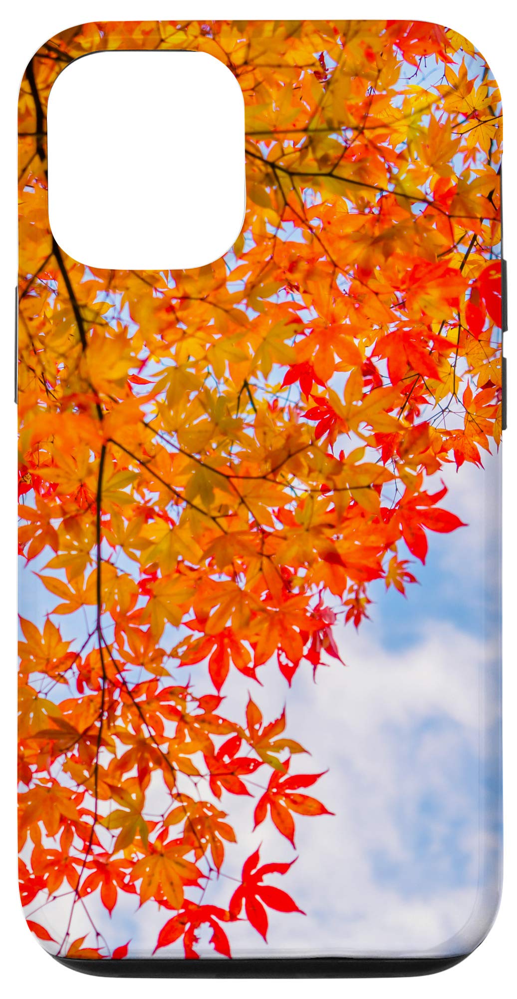 iPhone 12/12 Pro Case - Autumn Leaves Design with Thanksgiving Theme | Nature-Inspired Protective Cover for iPhone 12/12 Pro | Perfect for Fall Season, Thanksgiving Gifts & Outdoor Adventures
