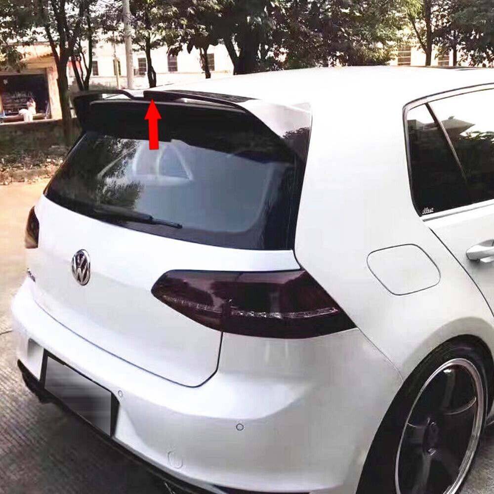 VW Golf MK7 Rear Spoiler Wing - ABS Gloss Black Roof Lip Spoiler for 2013-2019 TSI & TDI Models | Sporty Exterior Upgrade for Enhanced Aerodynamics & Style