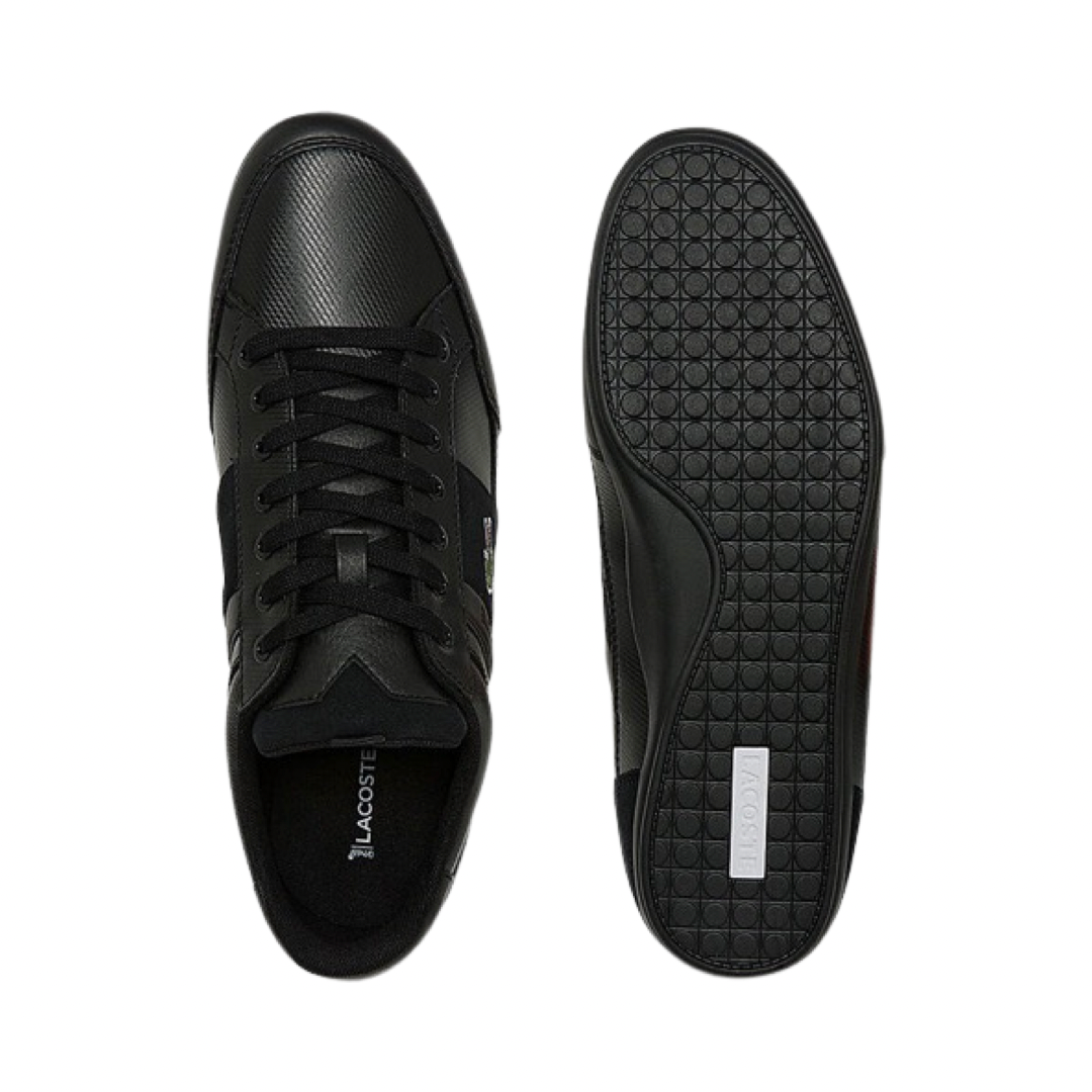 Lacoste Chaymon BL 222 CMA Black Men's Casual Sneakers - Comfortable Walking Shoes for Daily Wear & Outdoor Activities