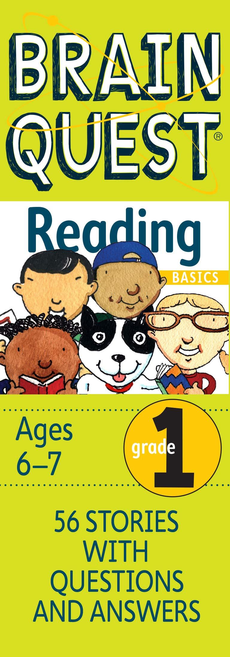Brain Quest Reading Grade 1 - 56 Engaging Stories with Q&A for Kids | First Grade Reading Practice & Homeschool Learning Activities