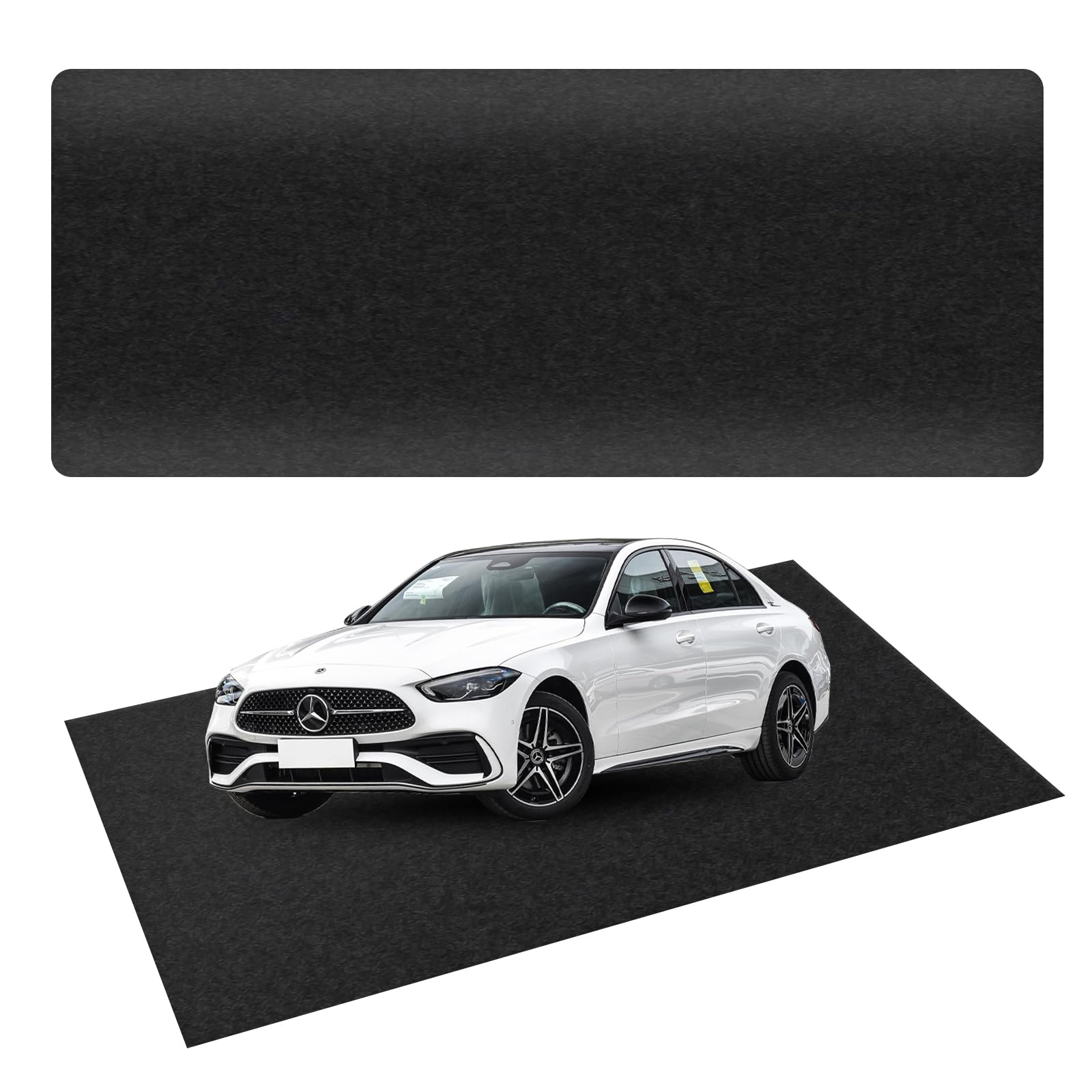 AAIN Heavy Duty Garage Floor Mat 17' x 7'4