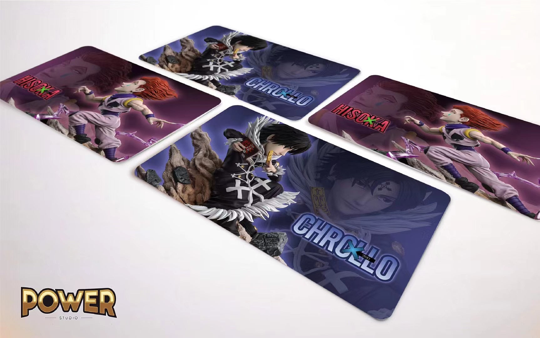 Power Studio Chrollo Lucilfer vs Hisoka Anime Figure - Hunter x Hunter Collectible Action Figure for Fans, Display & Gifts