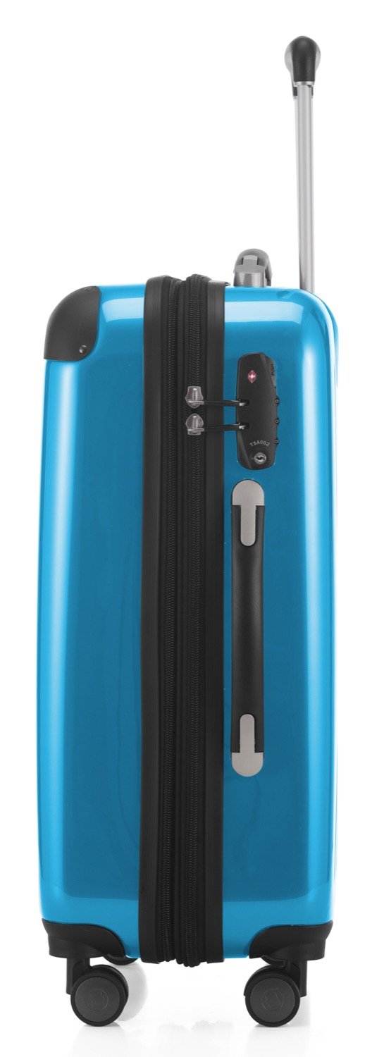 Premium Blue Hand Luggage Carry-On Suitcase - Lightweight Durable Cabin Bag for Air Travel, Business Trips & Weekend Getaways