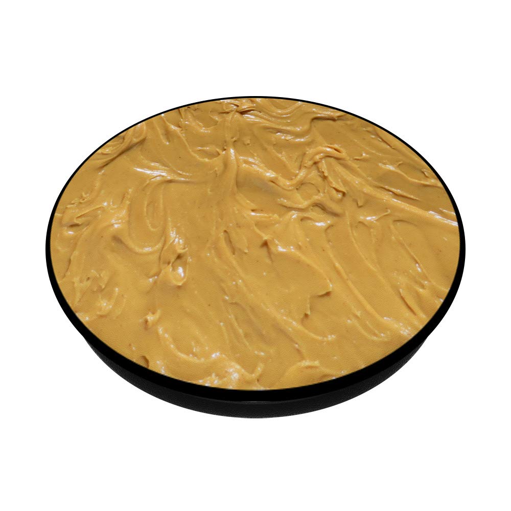 Funny I Love Peanut Butter PopSockets Grip & Stand for Phones & Tablets - Perfect Gift for Kids, Men & Women - Great for Snack Lovers, Kitchen Decor & Peanut Butter Enthusiasts