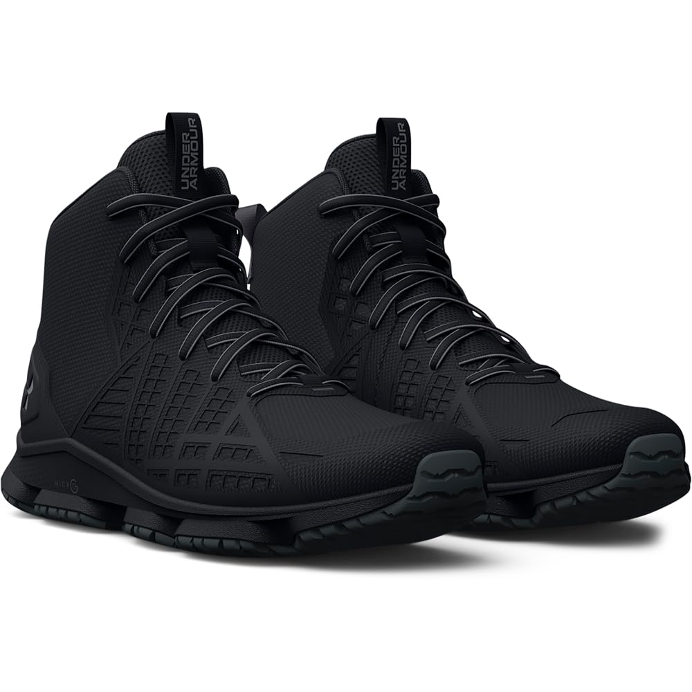 Under Armour Men's Micro G Strikefast Mid Cross Trainer Shoes - Lightweight Gym & Training Sneakers for Running, Workouts & CrossFit | Perfect for Indoor Sports & Fitness Activities