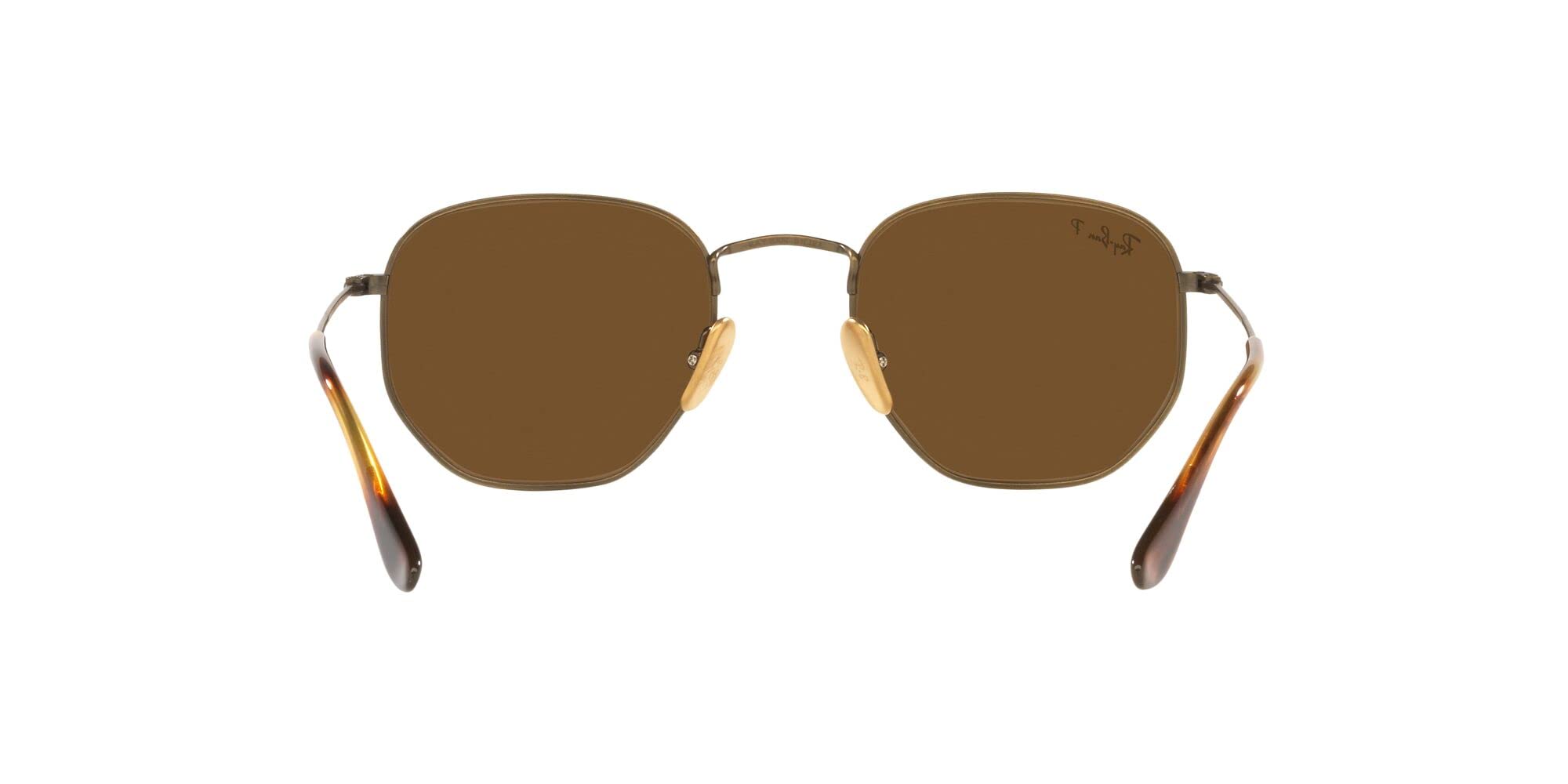 Ray-Ban RB8148 Hexagonal Titanium Sunglasses for Men & Women - UV Protection, Lightweight & Stylish - Perfect for Driving, Beach & Outdoor Activities