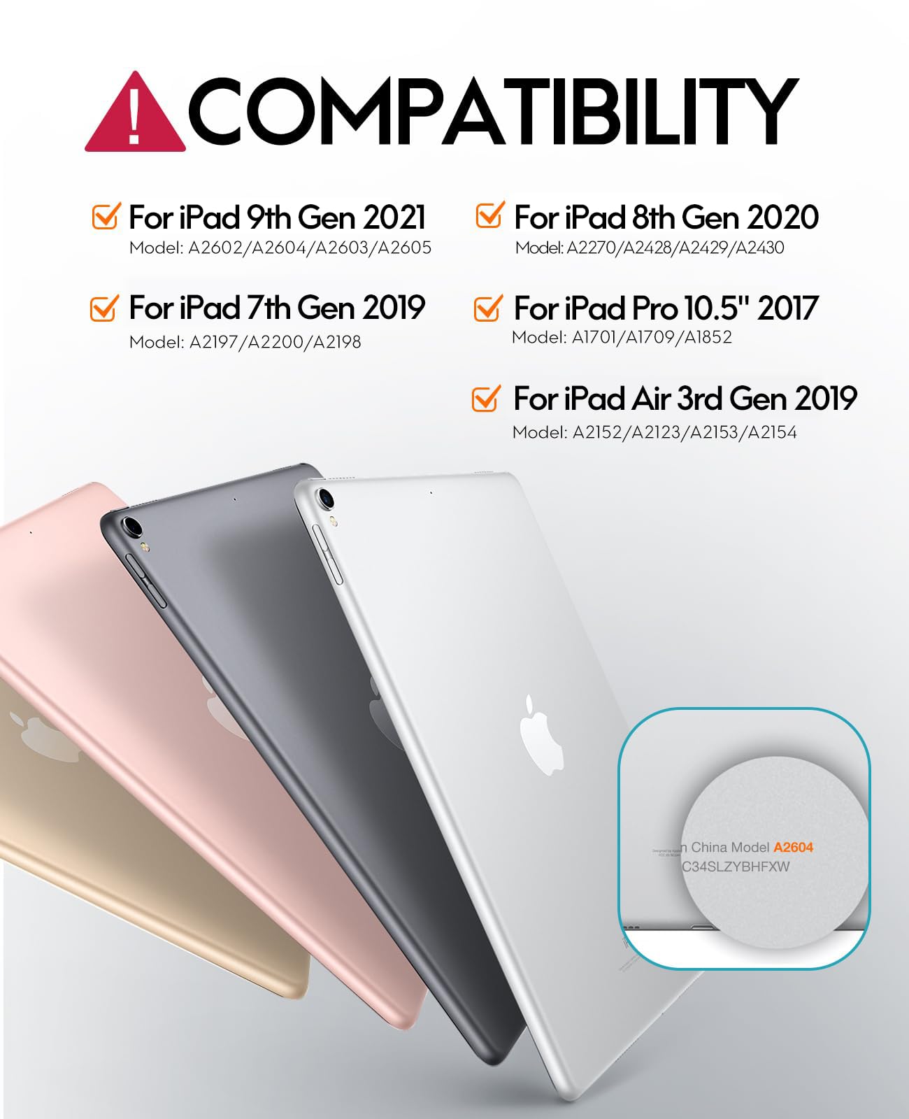 CHESONA iPad 9th/8th/7th Gen 10.2