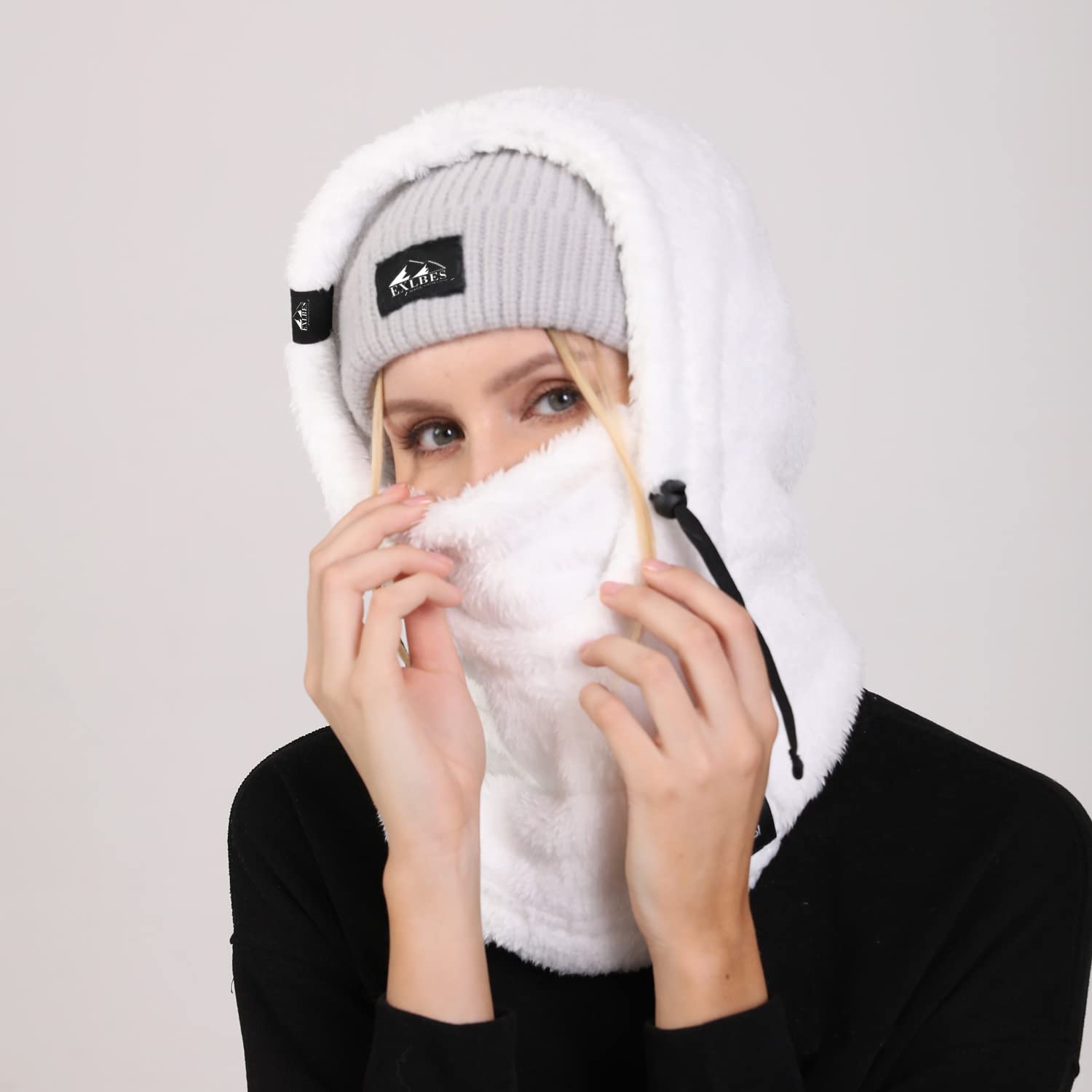 Windproof Fleece Balaclava Ski Mask for Men & Women - Cold Weather Face Cover for Winter Sports, Motorcycling & Outdoor Activities