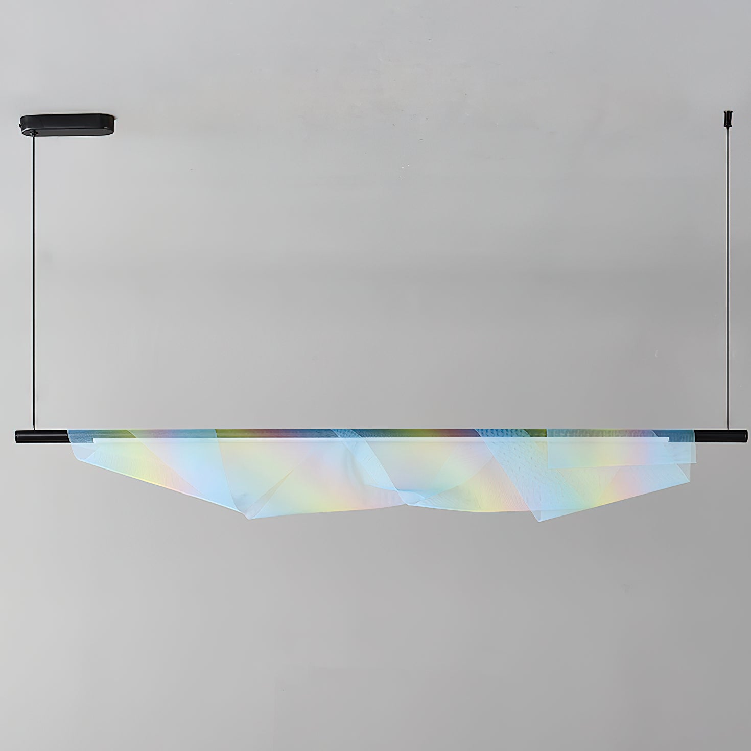 Stunning Rainbow Crystal Chandelier - Elegant Ceiling Light Fixture for Dining Room, Bedroom & Living Room Decor | Perfect for Weddings, Parties & Home Lighting Upgrade