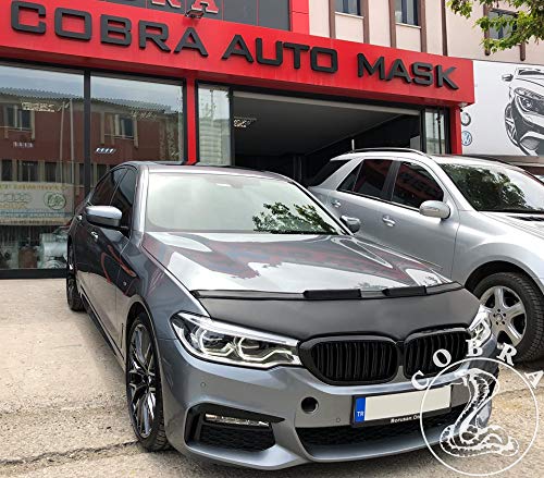 BMW 5 Series G30 (2017-2019) Car Bra Bonnet Hood Mask - Custom Fit Protective Cover for Front End Protection | Perfect for Road Trips, Daily Commute & Car Shows