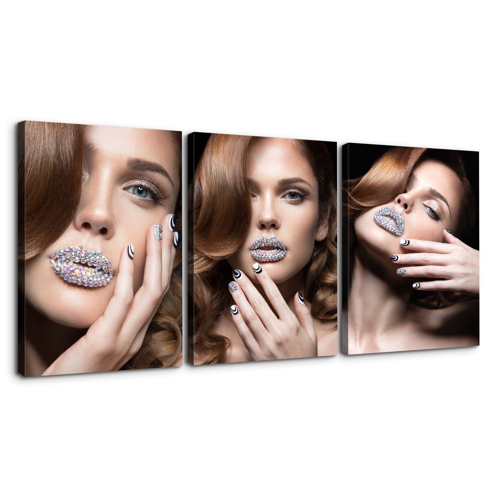 Denozer Salon Nail Room Wall Art Set - 24