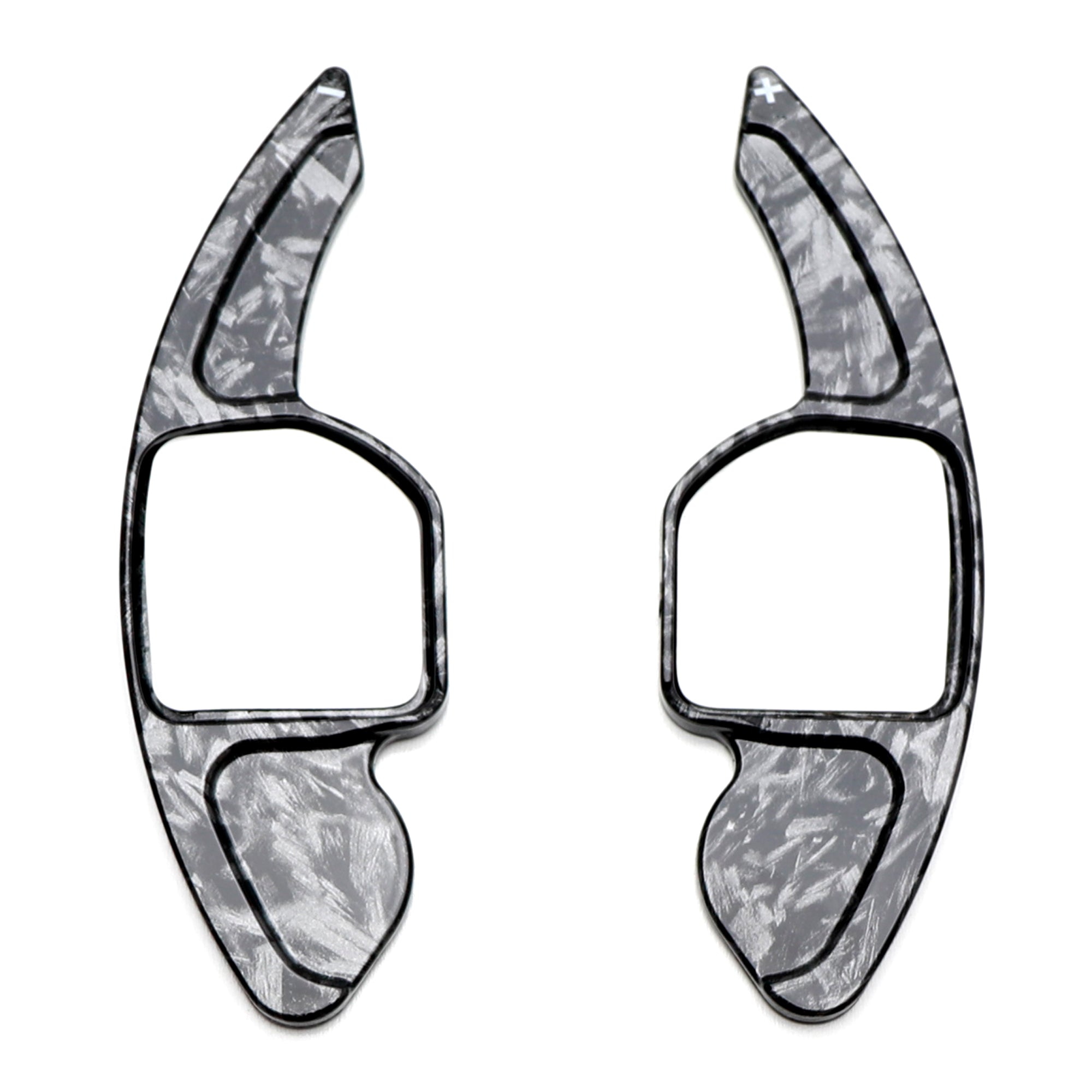 Premium Forged Carbon Fiber Steering Wheel Paddle Shifters for Audi A4 A5 A6 Q3 Q5 Q7 - Upgrade Your Driving Experience with Sporty Gear Shifting