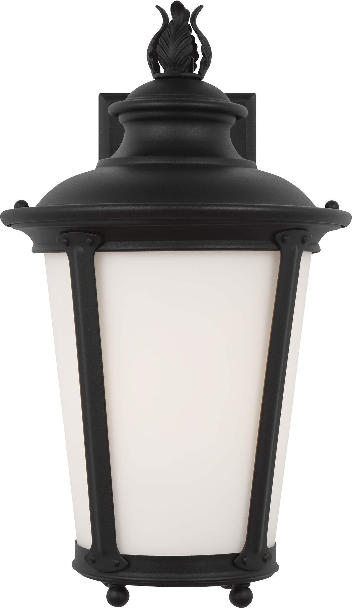 Sea Gull Lighting 88241-12 Medium Outdoor Wall Lantern - Weatherproof One Light Fixture for Porch, Patio & Entryway Lighting