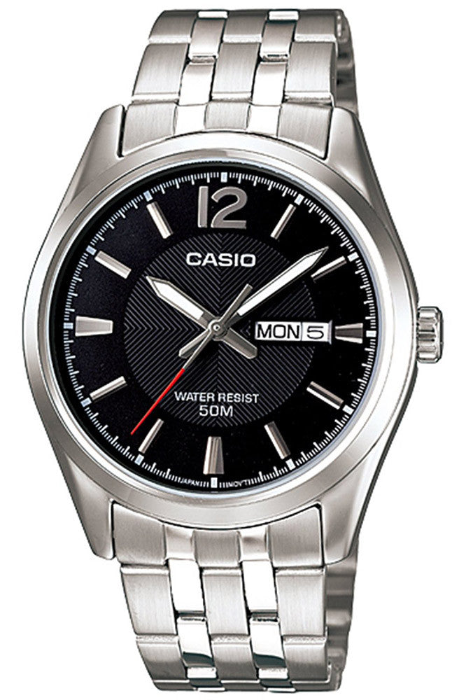 Casio Men's Analog Stainless Steel Wristwatch MTP-1335PD-1A - Classic Business & Casual Timepiece for Office, Dating & Everyday Wear