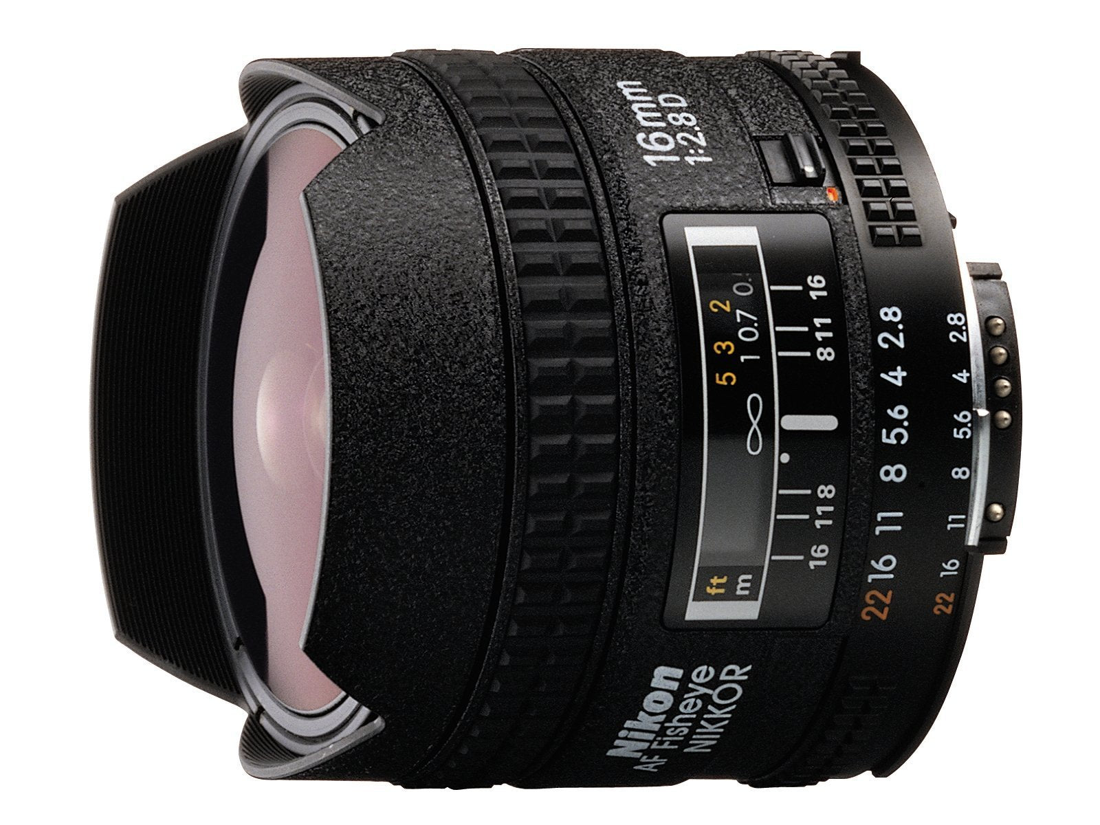 Nikon AF Fisheye NIKKOR 16mm f/2.8D Lens - Ultra Wide Angle Prime Lens for DSLR Cameras | Perfect for Landscape, Architecture & Creative Photography