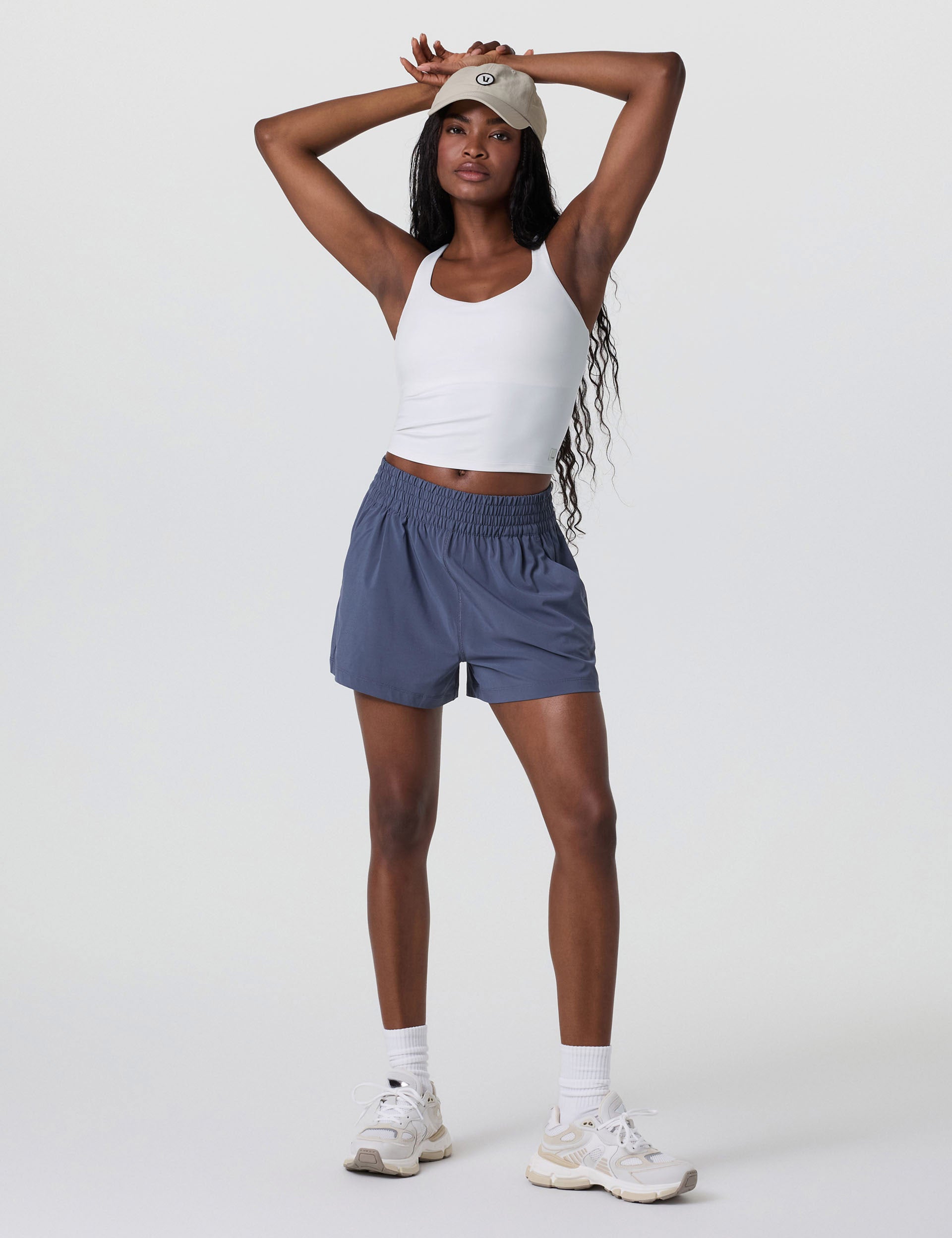 Dynamic Tank Top for Women - Soft & Stretchy White Workout Shirt - Perfect for Yoga, Gym & Casual Wear