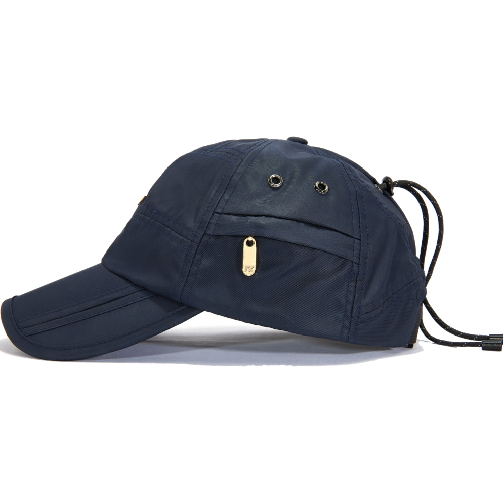 FORKICKS Side Zipper Navy Blue Sneakers - Comfortable & Stylish Shoes for Walking, Running & Casual Wear