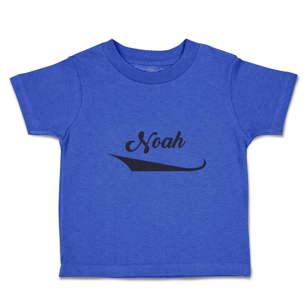 Noah's Ark Bible Story Toddler T-Shirt - Funny Cotton Tee for Boys & Girls (4T) - Royal Blue Design - Perfect for Sunday School, Church Events & Christian Family Outings