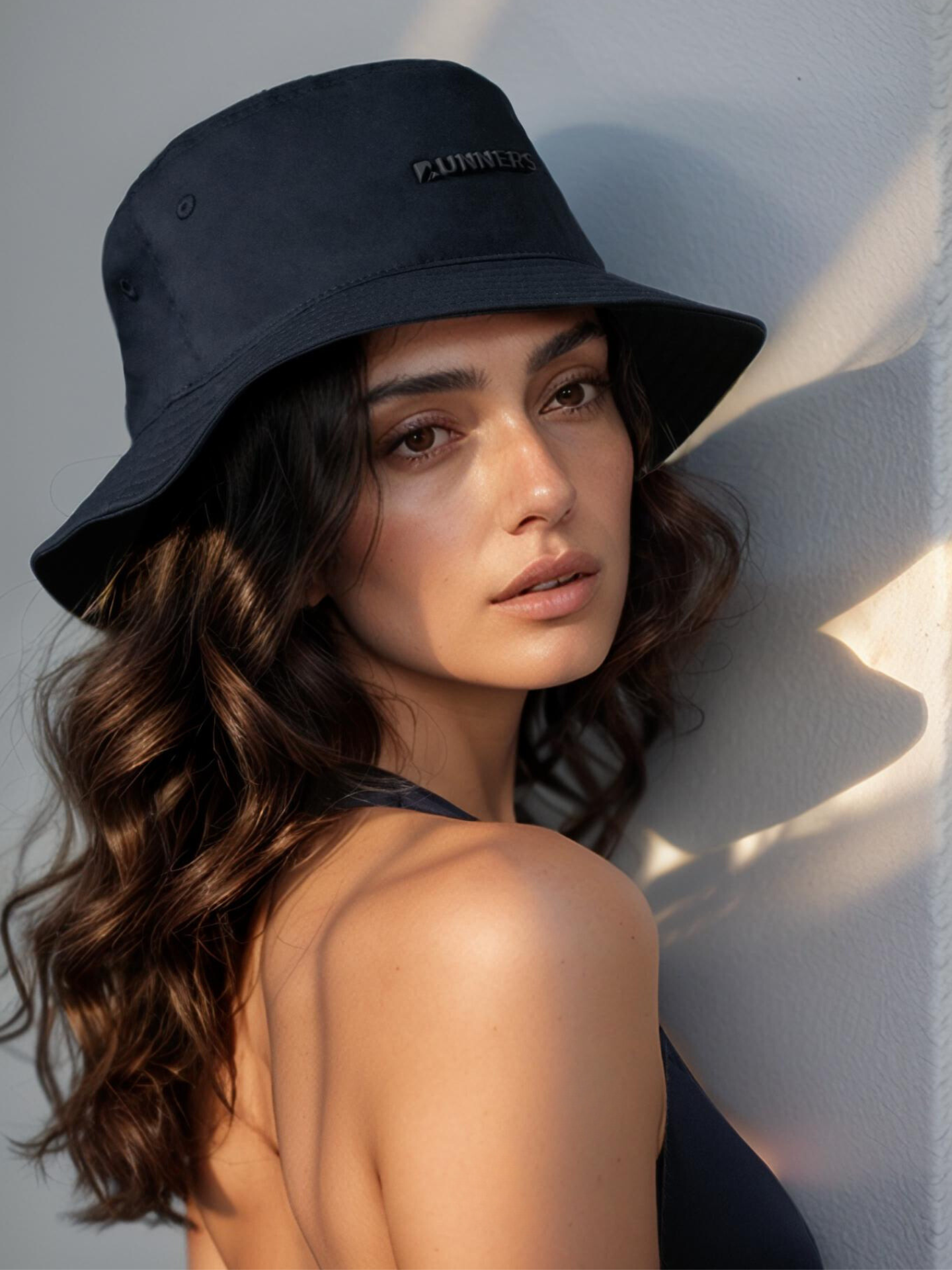 Stylish Black Bucket Hat for Men & Women - Sun Protection Outdoor Summer Hat for Beach, Hiking, Fishing & Travel